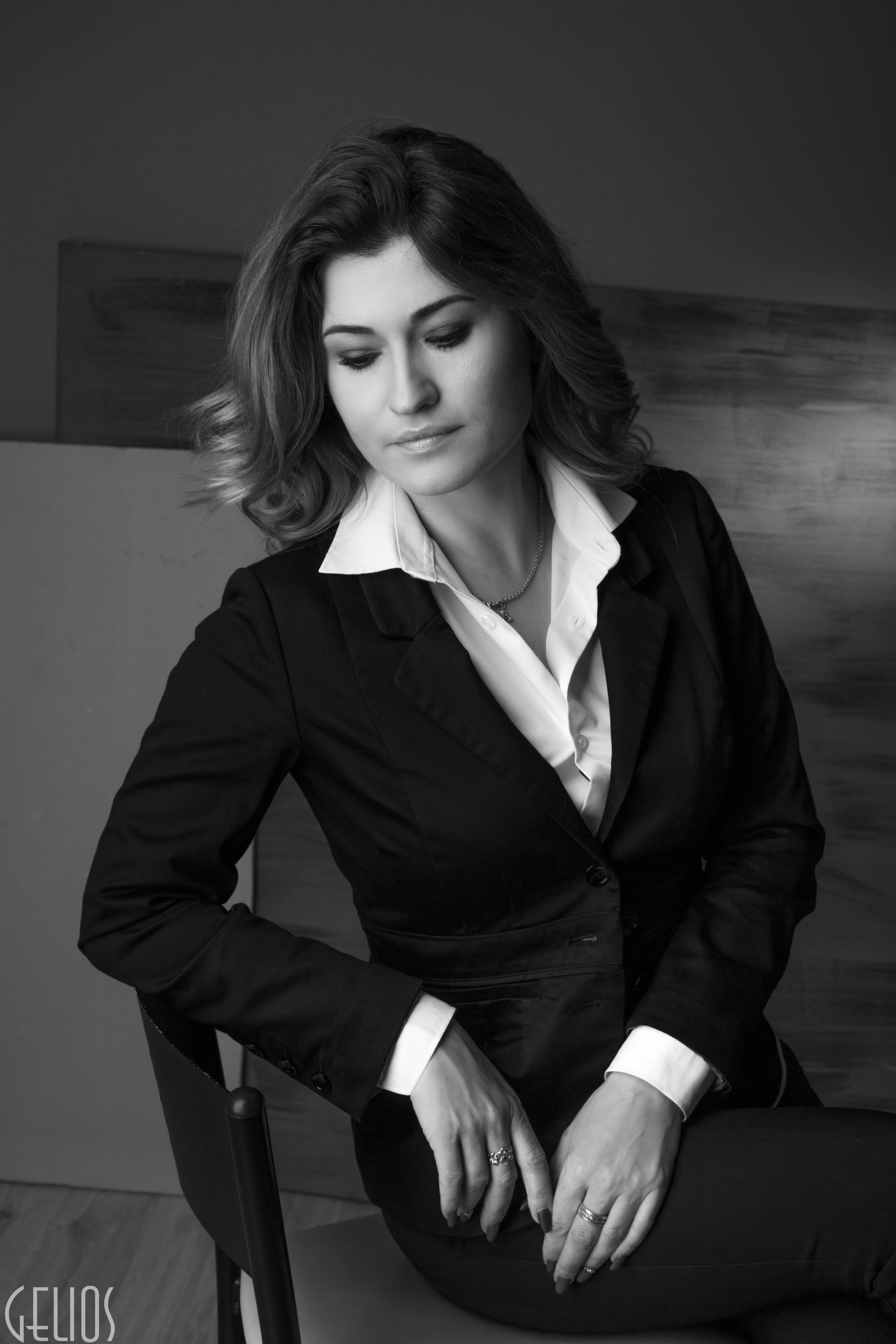 Черно-белый портрет. Фотостудия «Gelios». Фотосессии в Калининграде