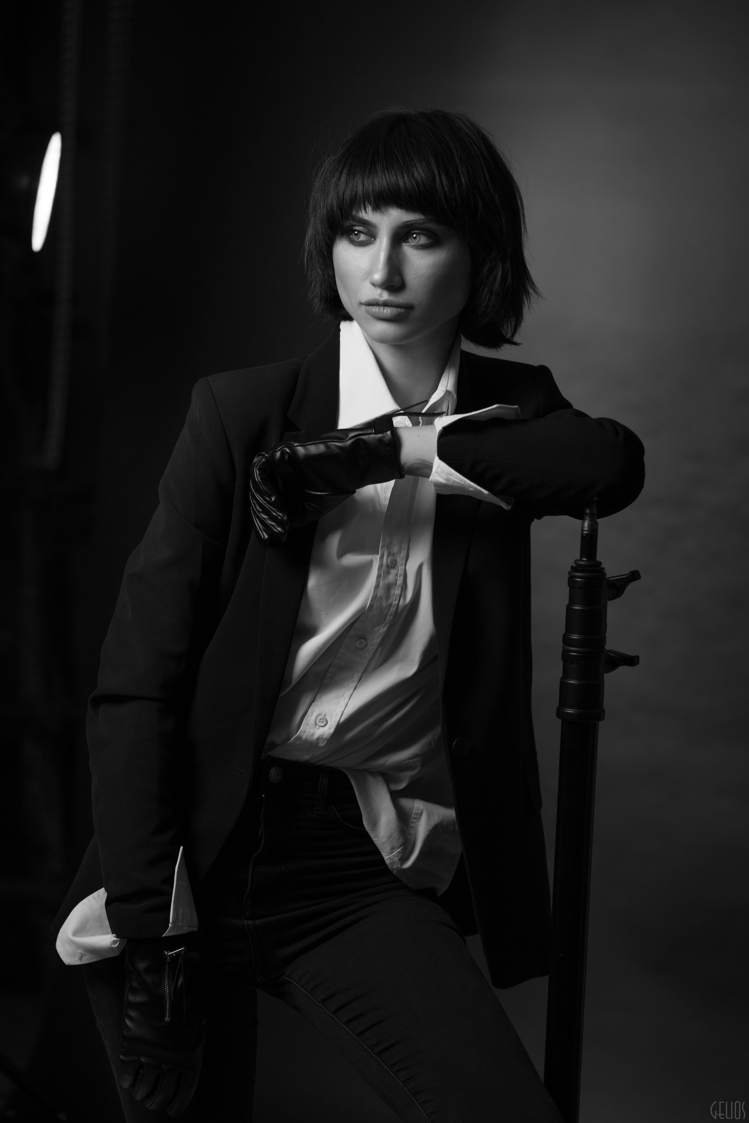 Черно-белый портрет. Фотостудия «Gelios». Фотосессии в Калининграде