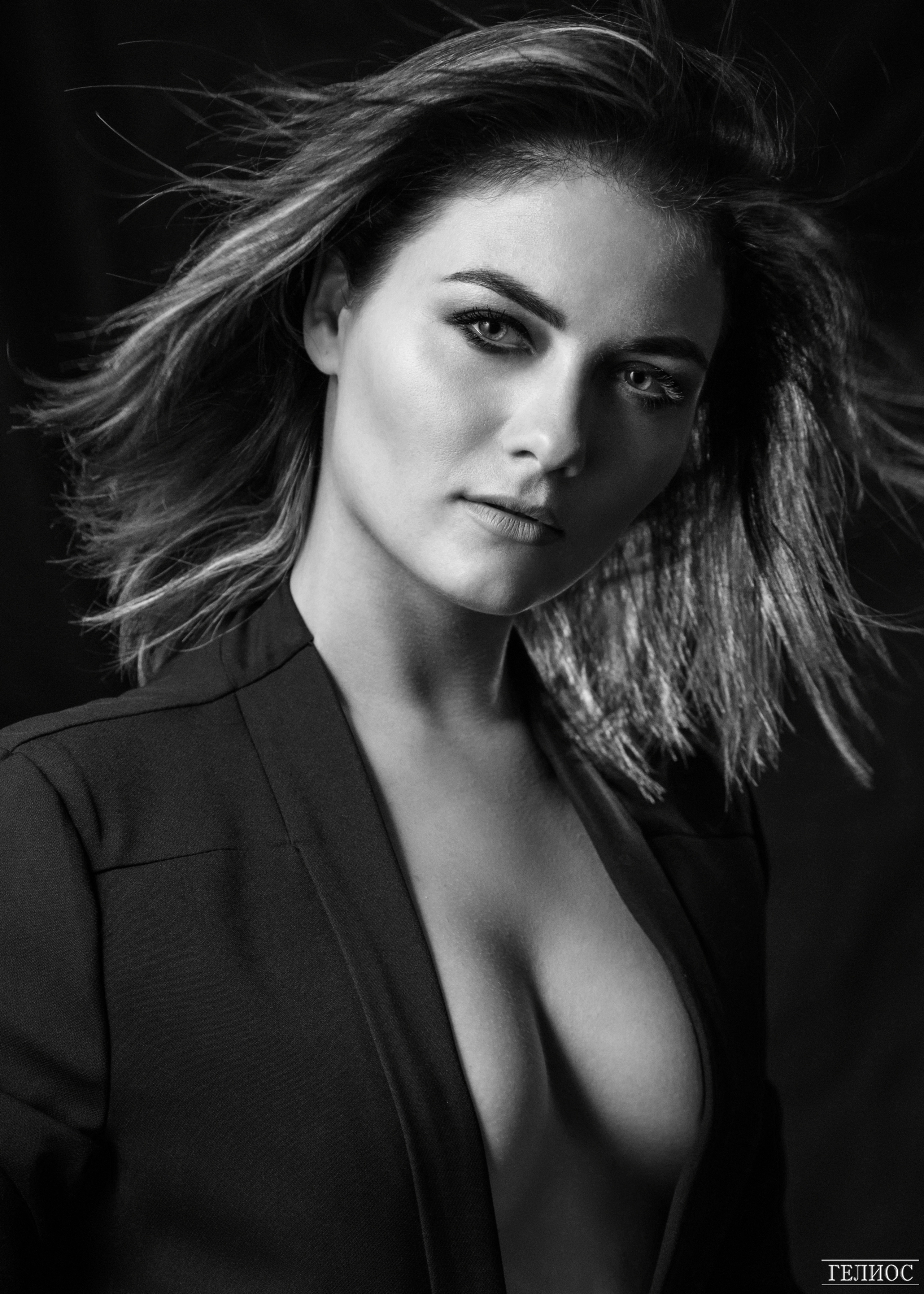 Черно-белый портрет. Фотостудия «Gelios». Фотосессии в Калининграде