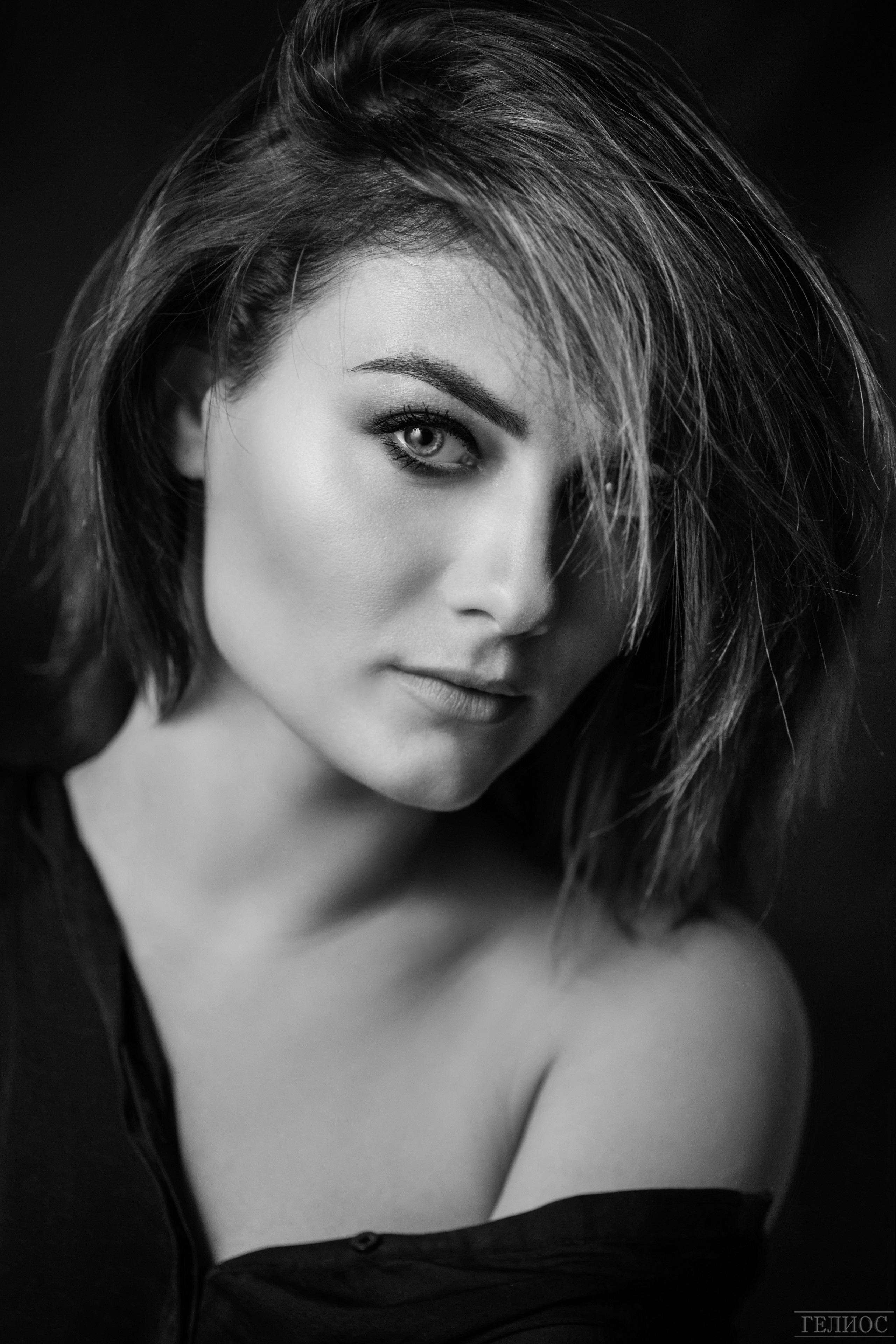 Черно-белый портрет. Фотостудия «Gelios». Фотосессии в Калининграде