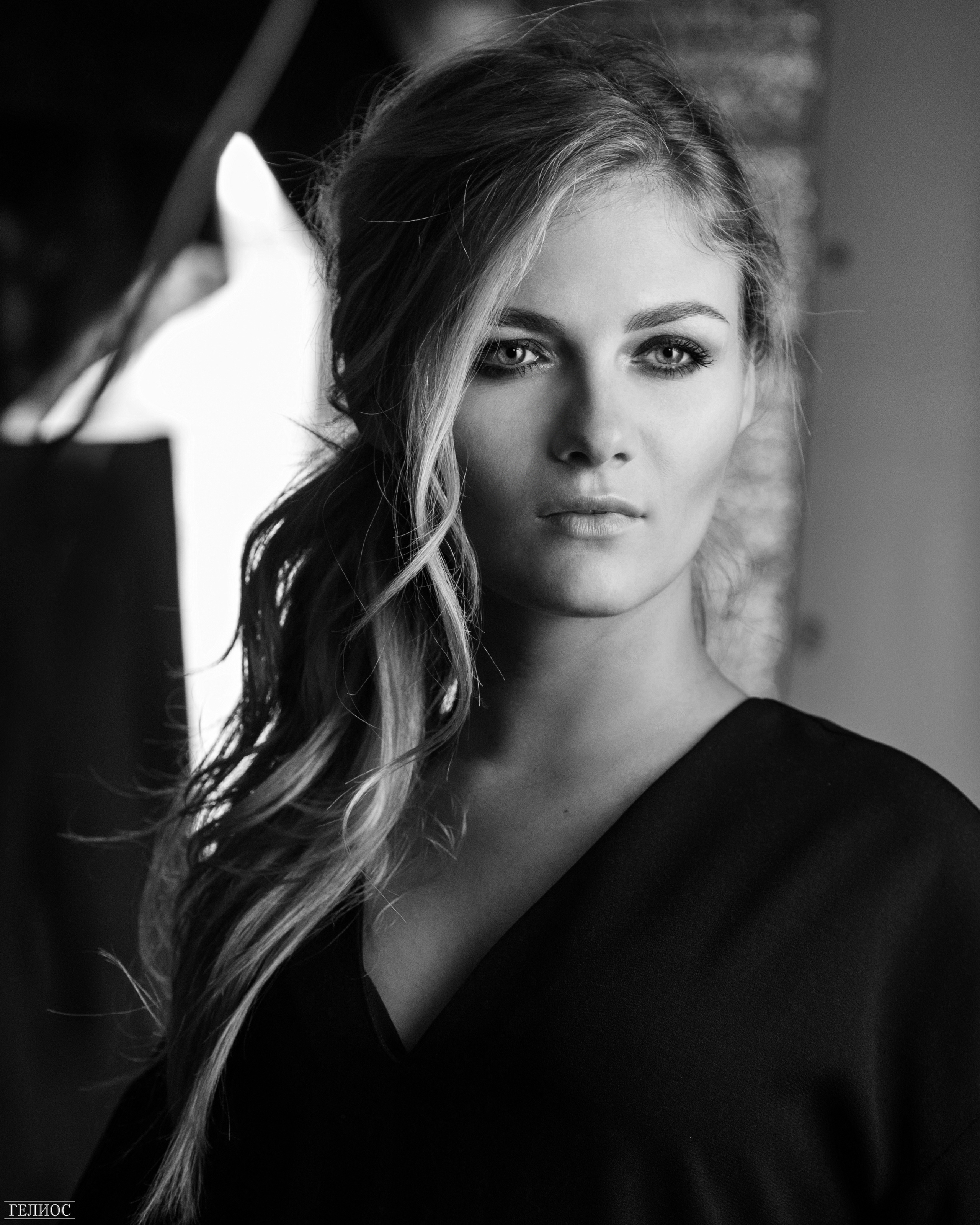 Черно-белый портрет. Фотостудия «Gelios». Фотосессии в Калининграде