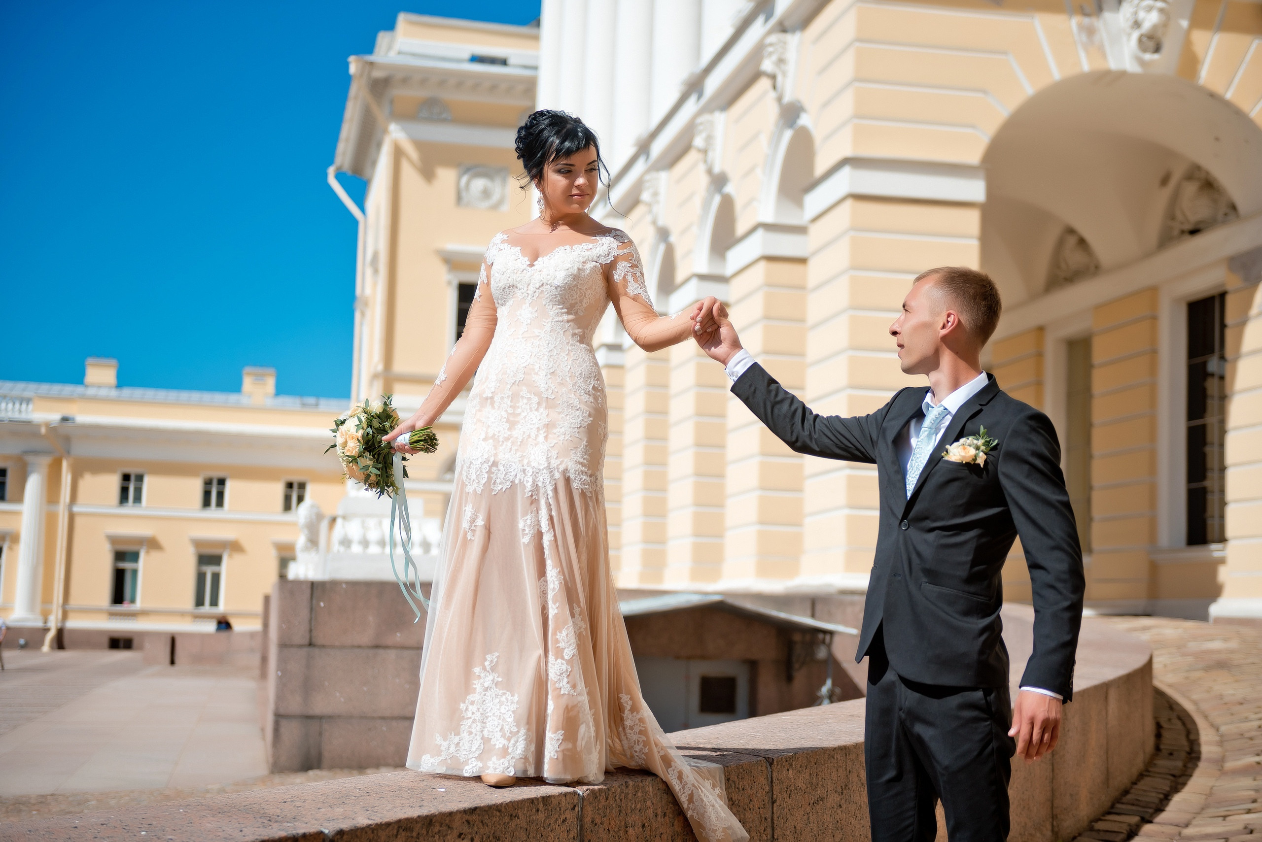 Свадебный день Марии и Артёма. Свадебный и семейный фотограф в Санкт-Петербурге Нечаев Михаил