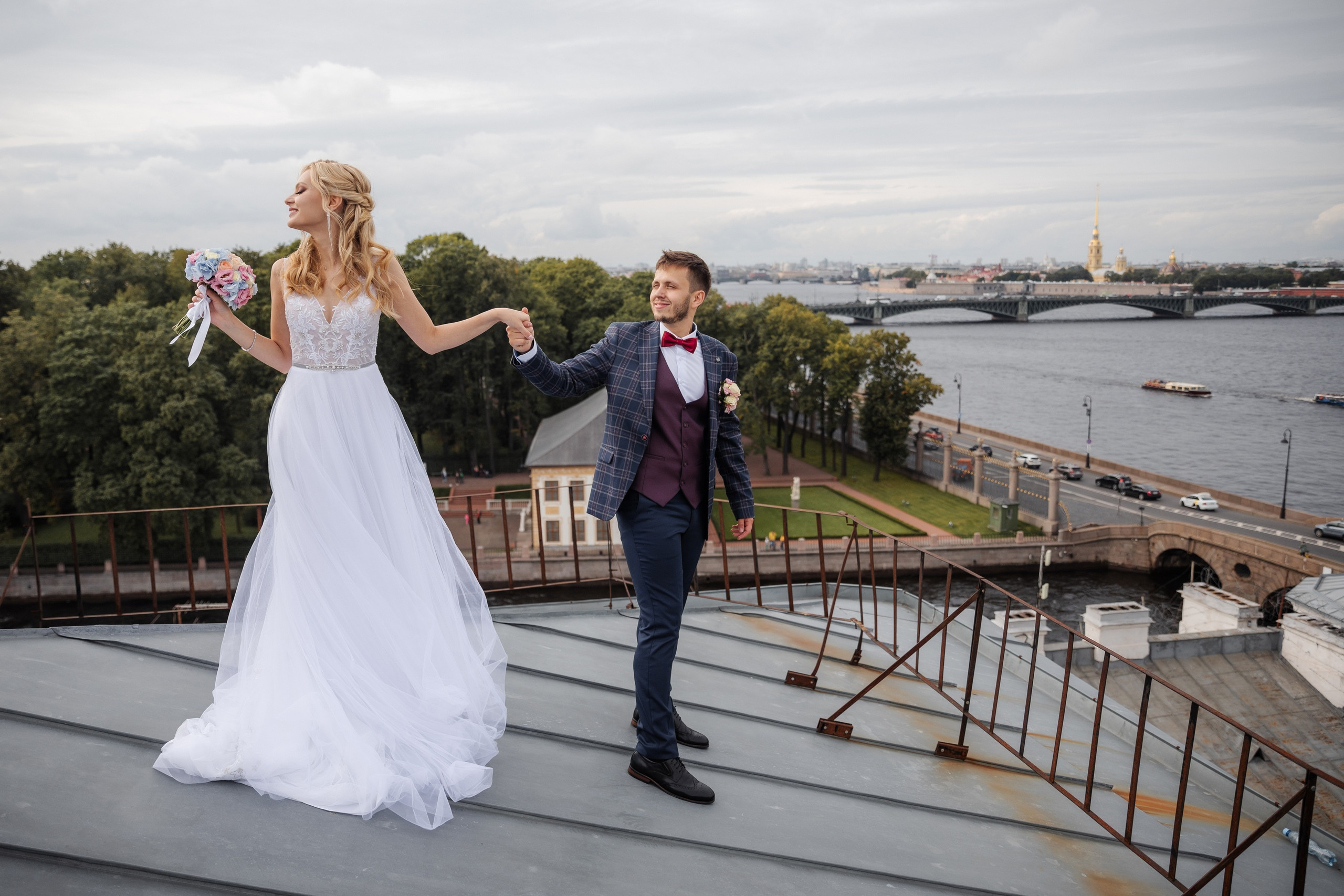 Свадебный день Ксюши и Лёши. Свадебный и семейный фотограф в Санкт-Петербурге Нечаев Михаил