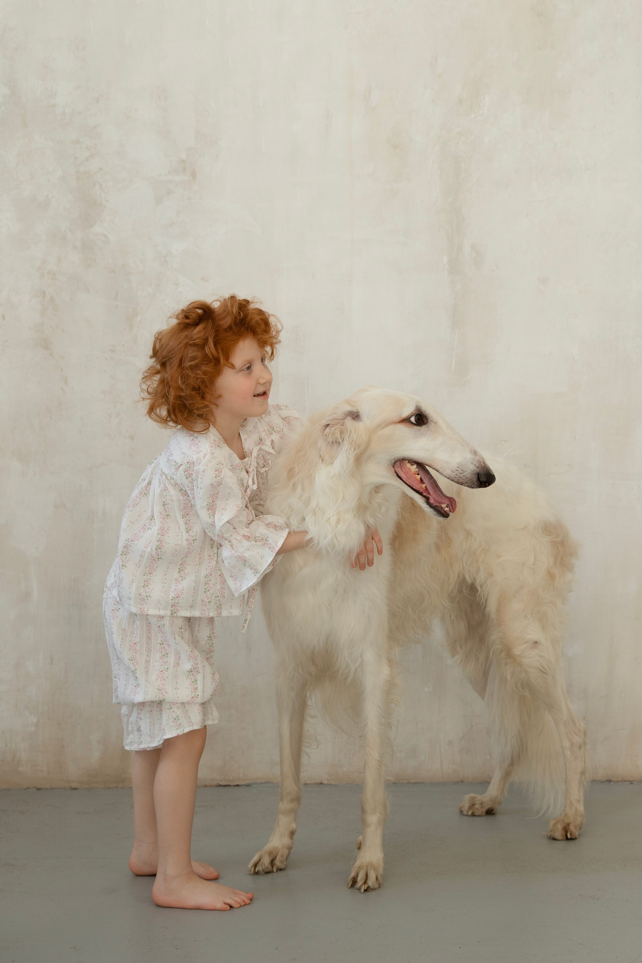 Фотосессия Софа и огромная борзая. Фотограф новорожденных, детский фотограф  Москва.Семейная съемка Москва. Семенова Анна