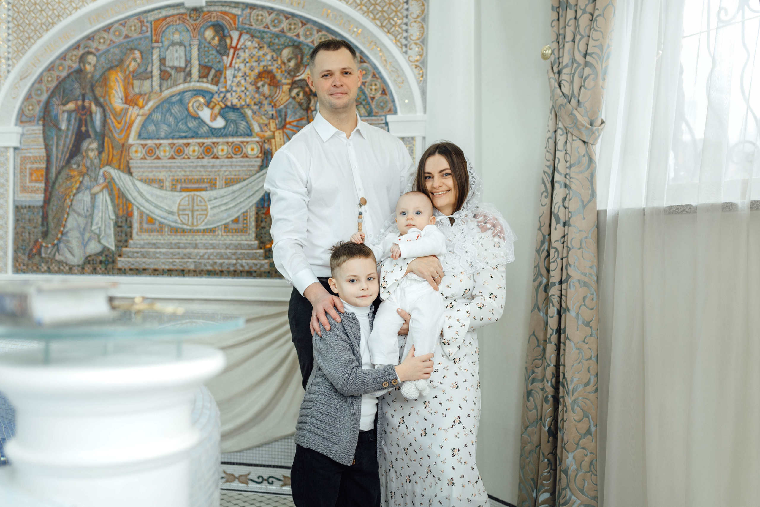 Крещение Матвея, храм Святой Троицы, декабрь 2025