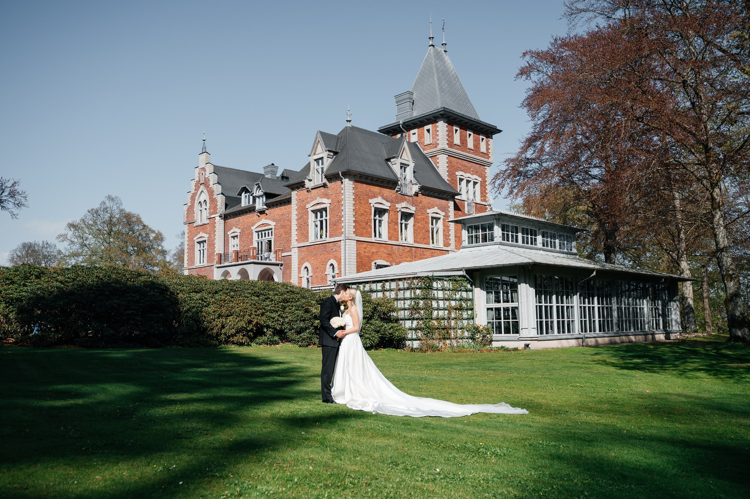 Bröllopsfotograf Göteborg Slottsbröllop Thorskogs Slott