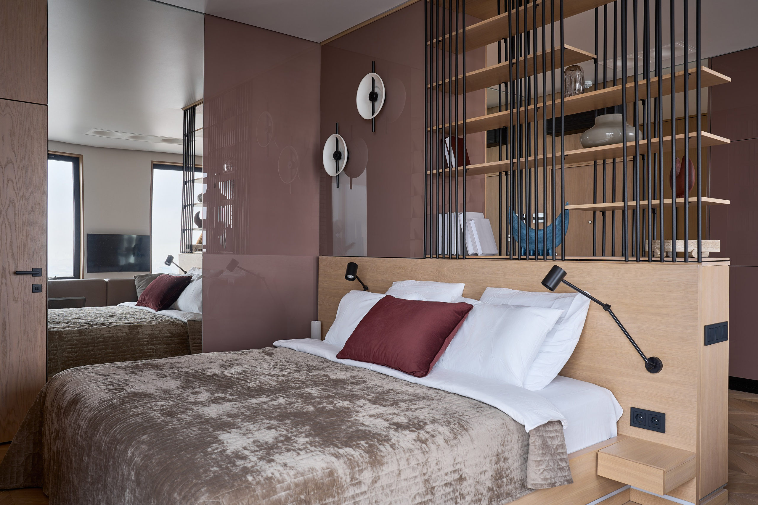 Студия 48м2 с панорамными окнами