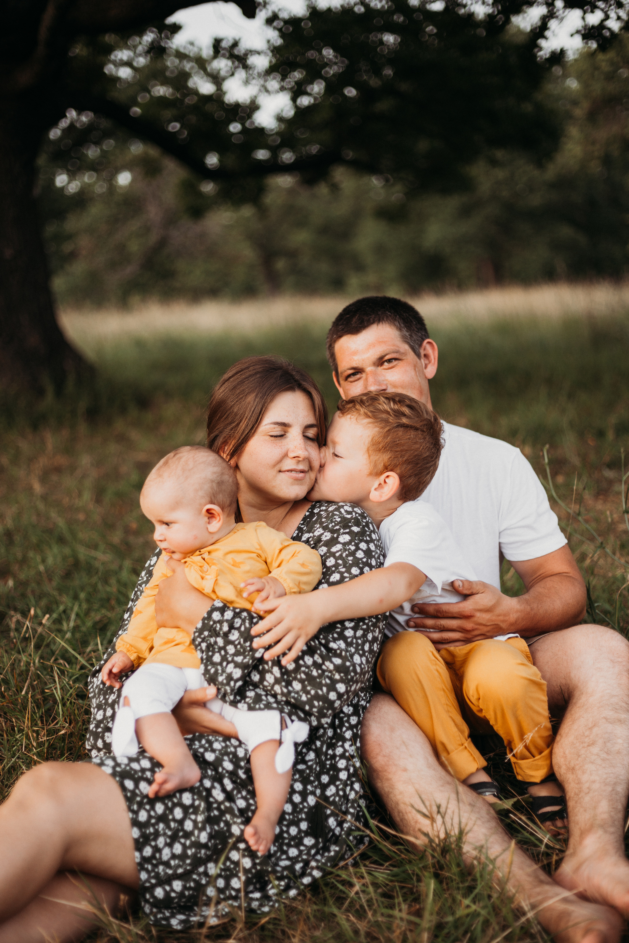 Катя с семьей в Дубках. Семейный и детский фотограф в Рязани Екатерина Воронцова