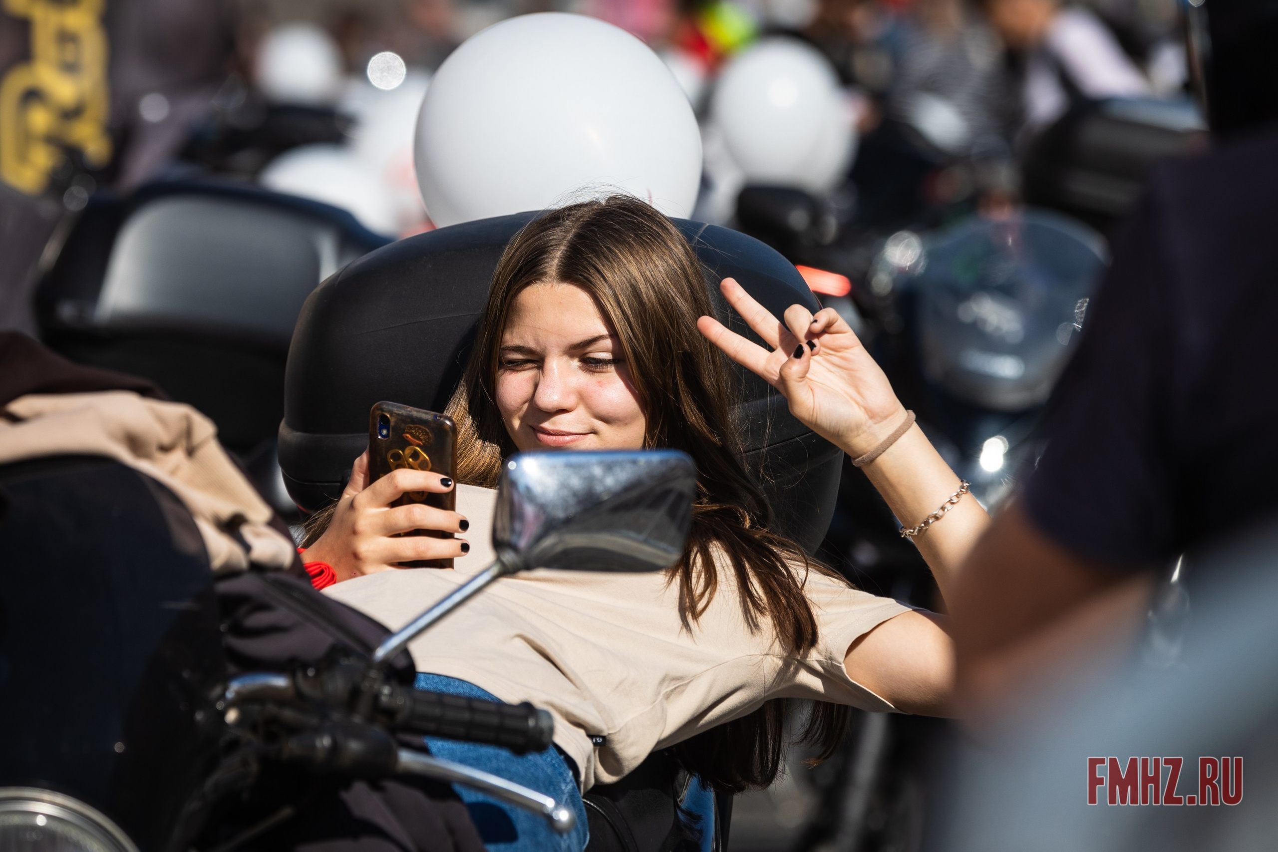 Закрытие Мотосезона 2023 на проспекте Академика Сахарова. Фотограф Владимир Охрименко