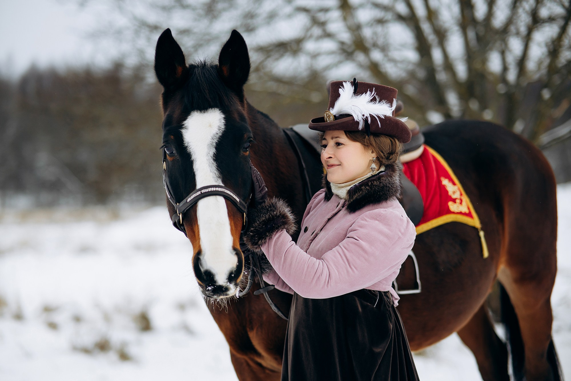 Фотосессия с лошадью в историческом образе. Свадебный и репортажный фотограф в Ярославле Евгений Сальников