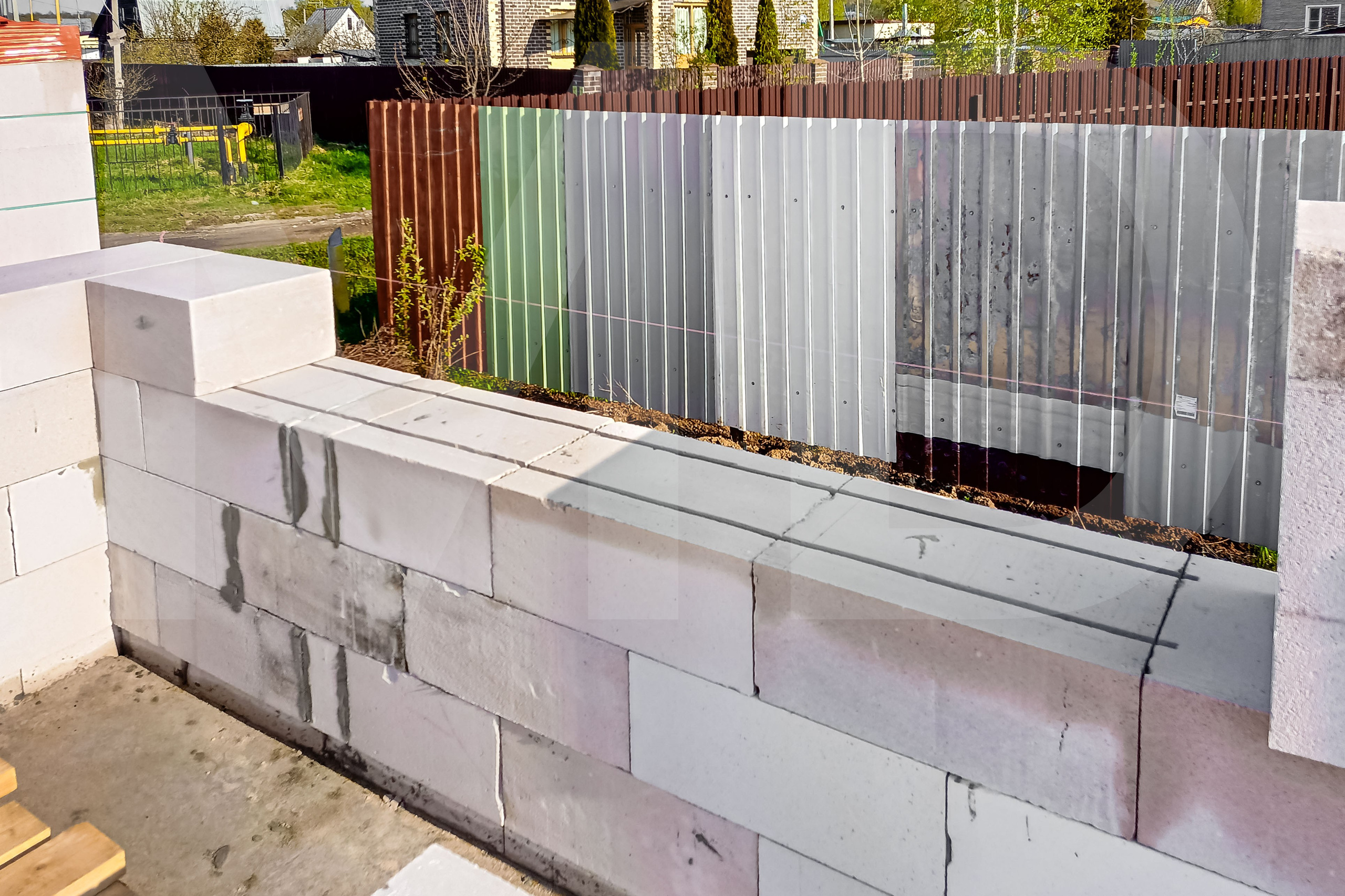 Готовый монолитный фундамент с цоколем для дома МД-003 в Чепелево 