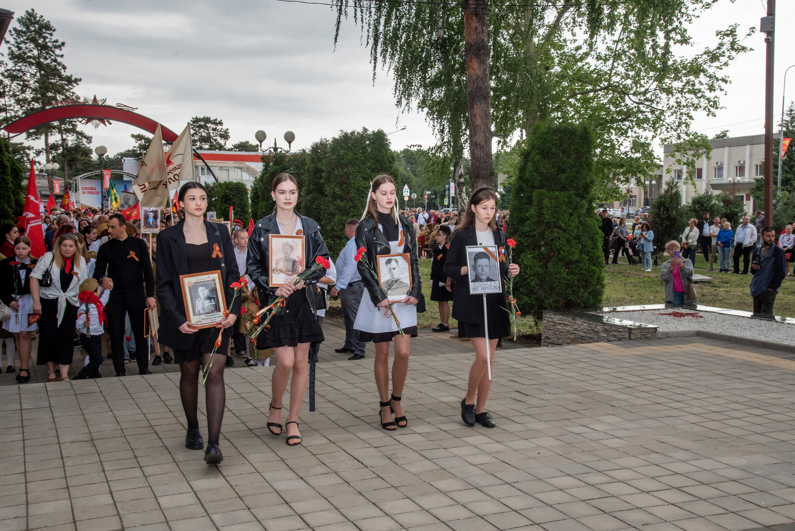 Репортаж для СМИ_9мая_п.Агроном (цветокор). Детский и семейный фотограф Краснодар / Сочи Сергеева Олеся