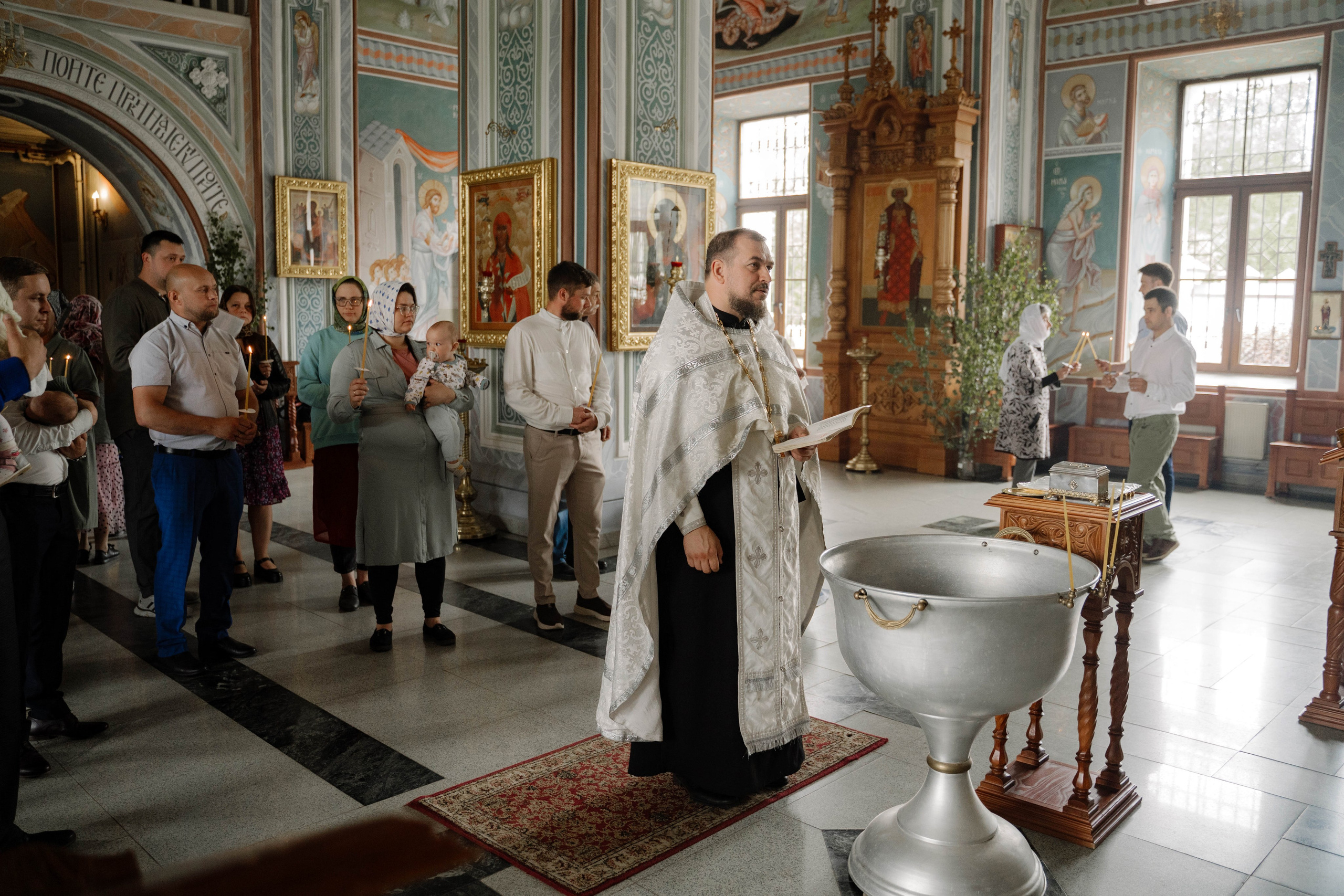 Крещение Мирона. Свадебный и семейный фотограф в Калуге Анна Киреева