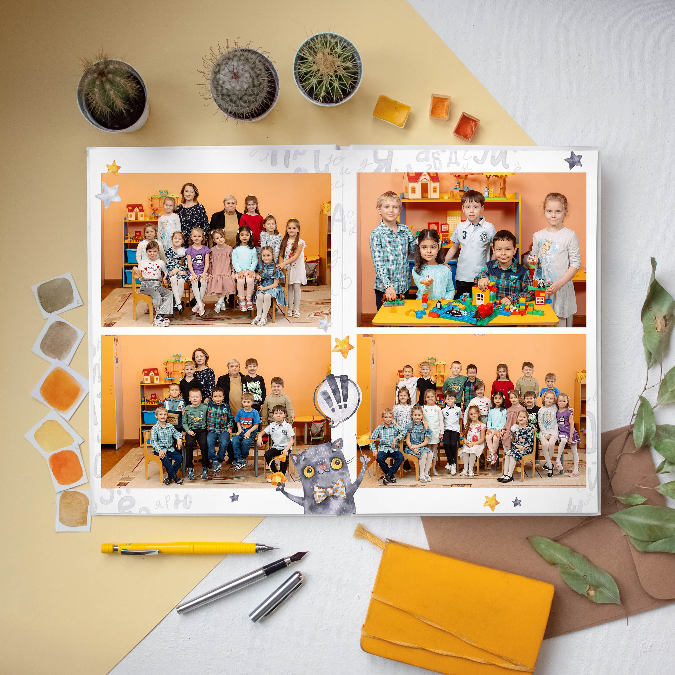 Выпускной альбом «Дайте 5» для детского сада. REPEYBOOK | Выпускные альбомы для детского сада и класса