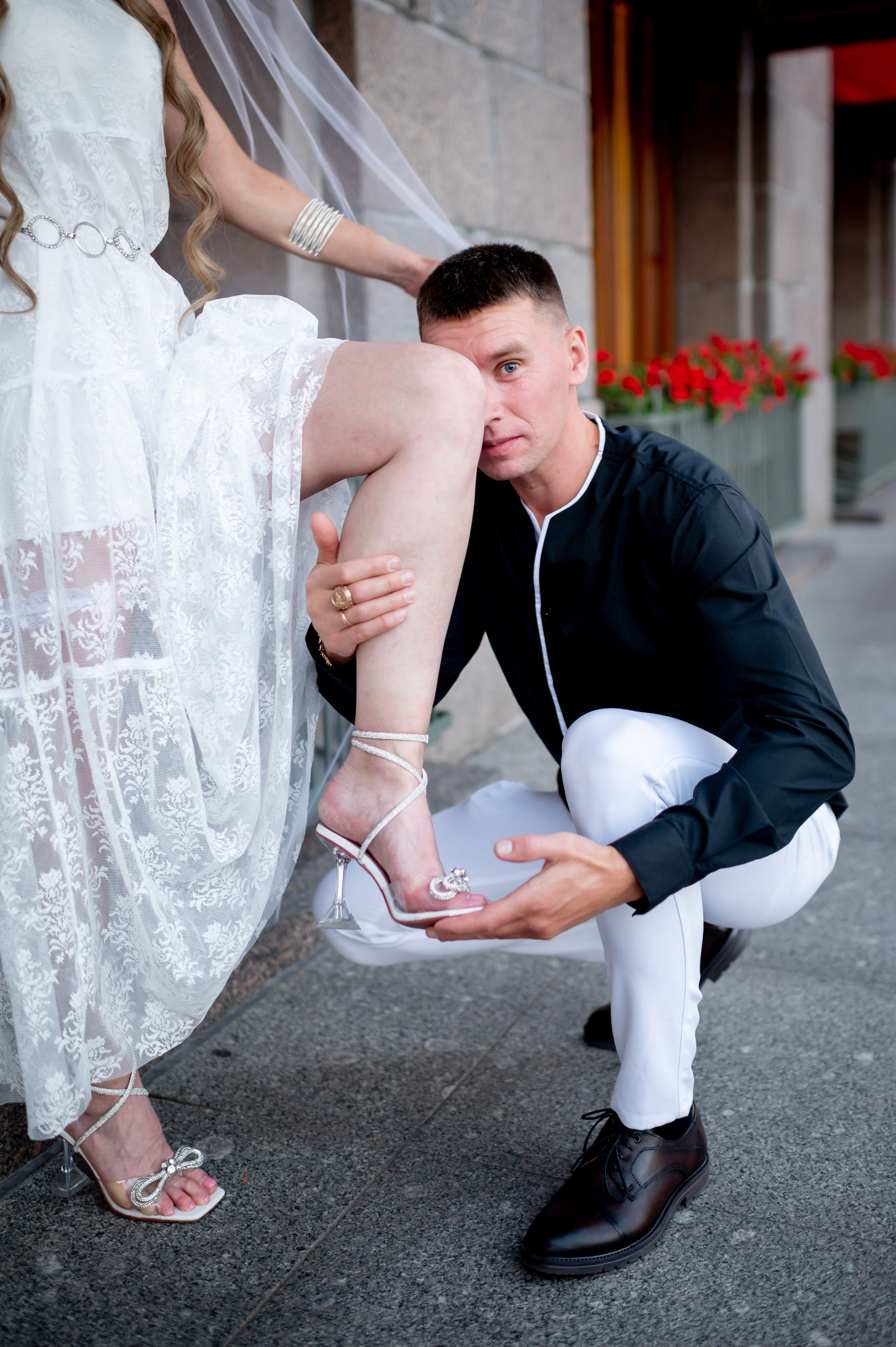 Екатерина и Андрей (свадебная фотосессия в вечернем Петербурге). Портретный, семейный и свадебный фотограф в Санкт-Петербурге и в Пушкине Ширяев Денис