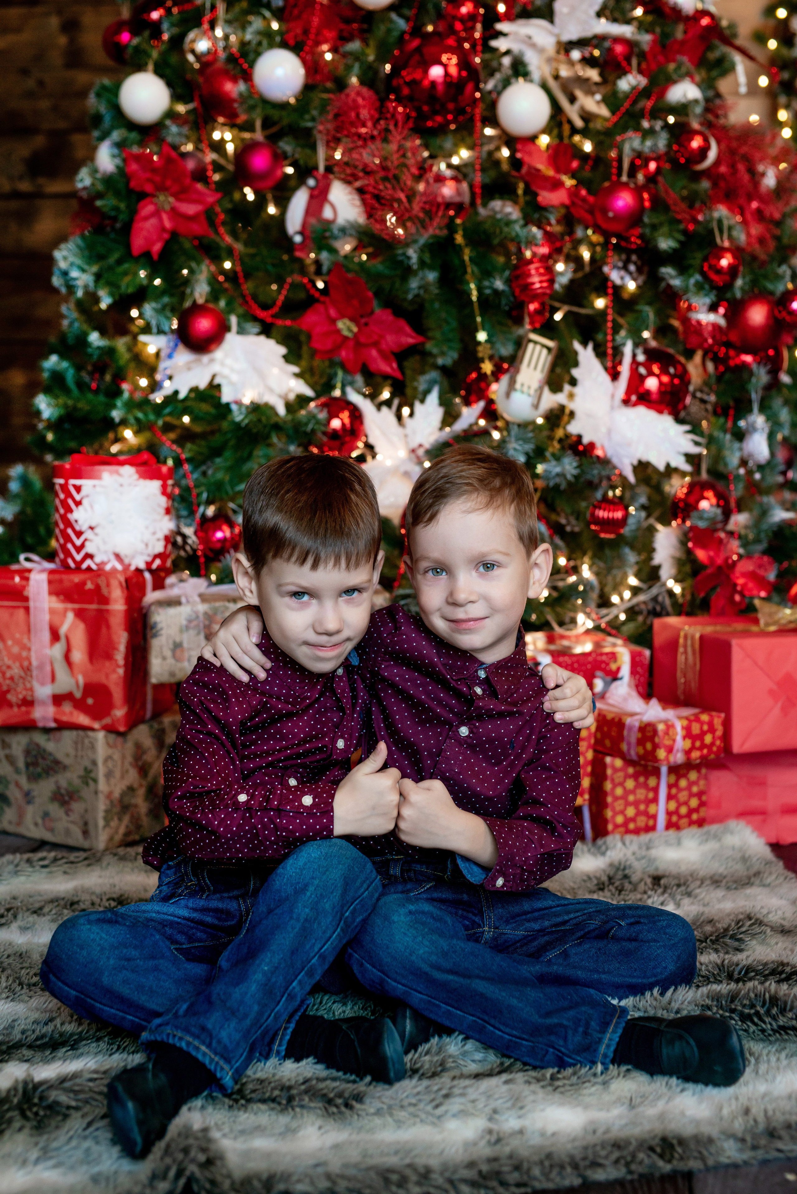 Новогодняя классика. Портретный, семейный и свадебный фотограф в Санкт-Петербурге и в Пушкине Ширяев Денис