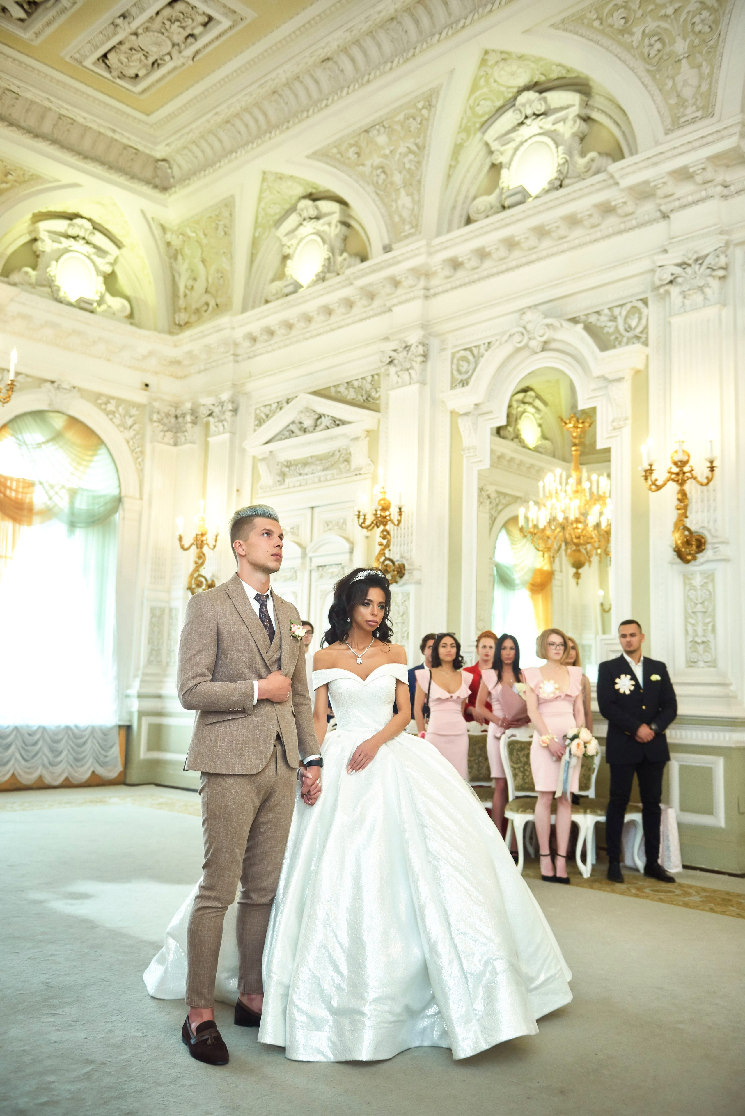 Михаил и Анна (Первый Дворец Бракосочетания России на Английской набережной 28). Портретный, семейный и свадебный фотограф в Санкт-Петербурге и в Пушкине Ширяев Денис