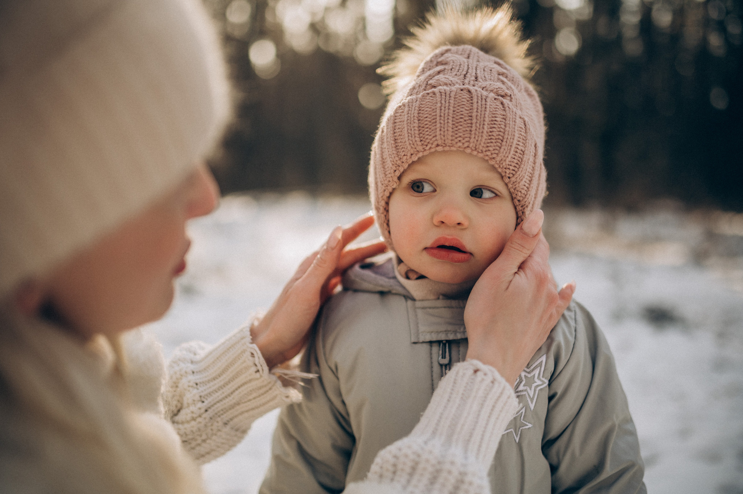 Зимняя фотосессия в лесу. Семейный фотограф в Домодедово и Москве Елена Пичугина