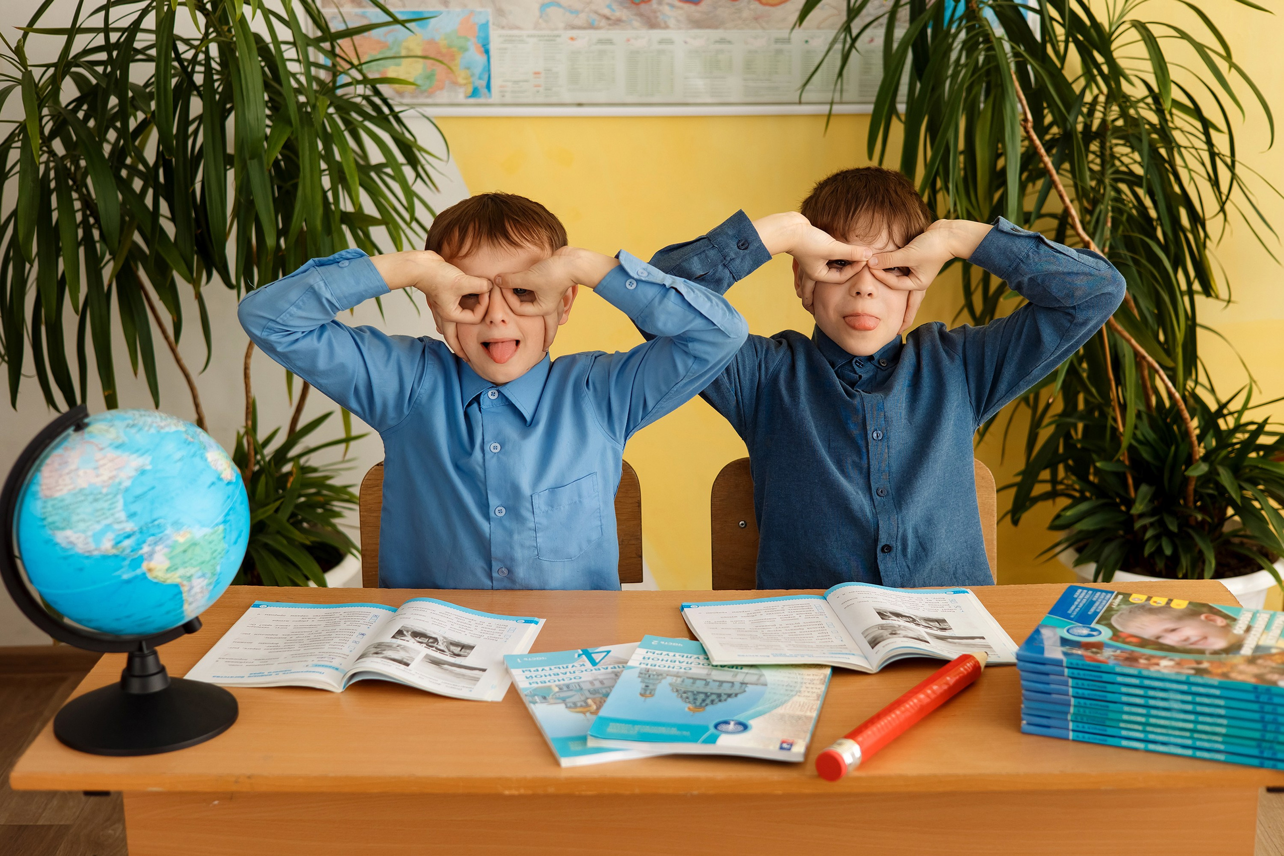 4 класс с. Барабаш. Фотограф Любовь Корниенко, Примоский край