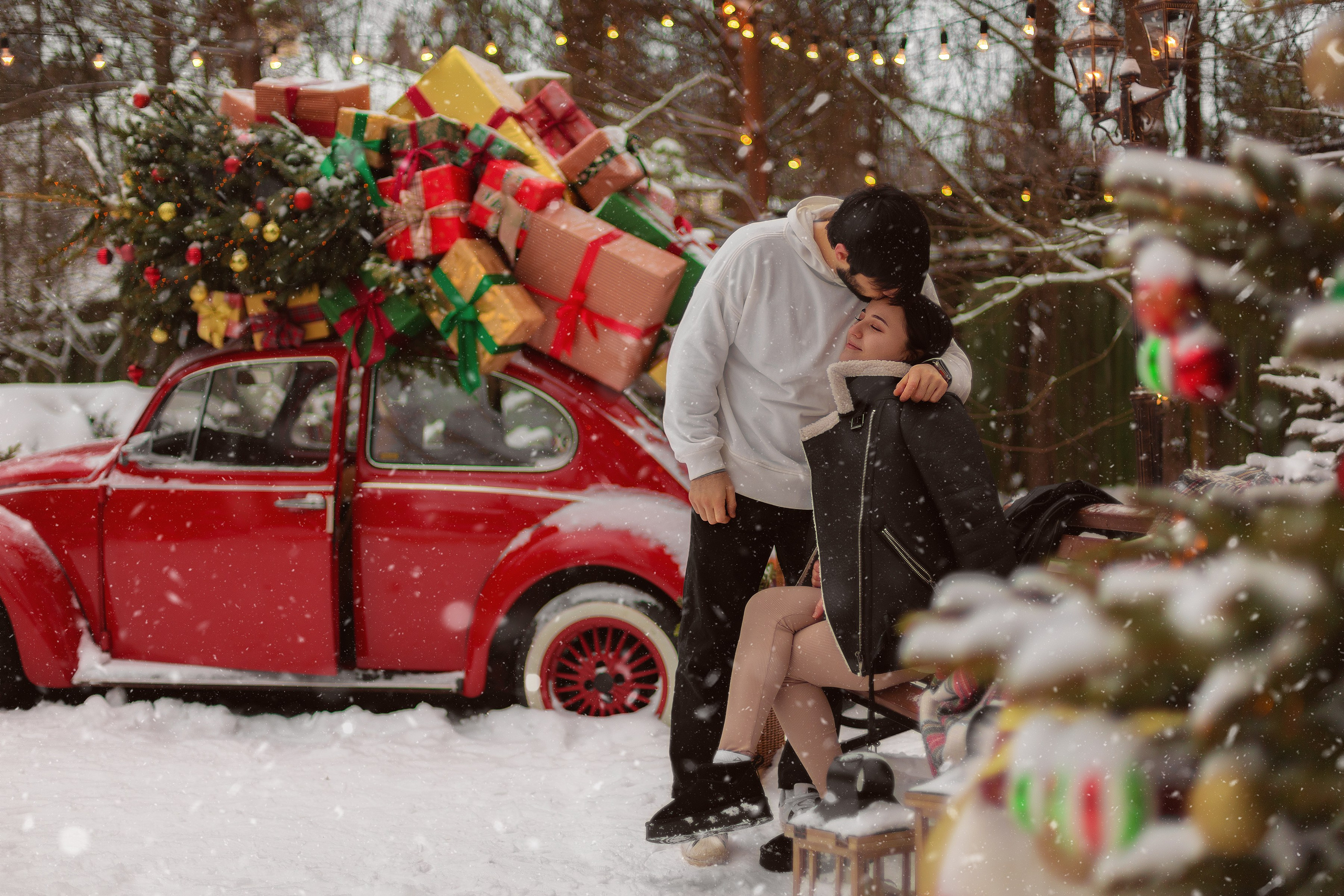 Камиль и Оля с доченькой. Семейный и детский фотограф в Москве Артём Жигурс