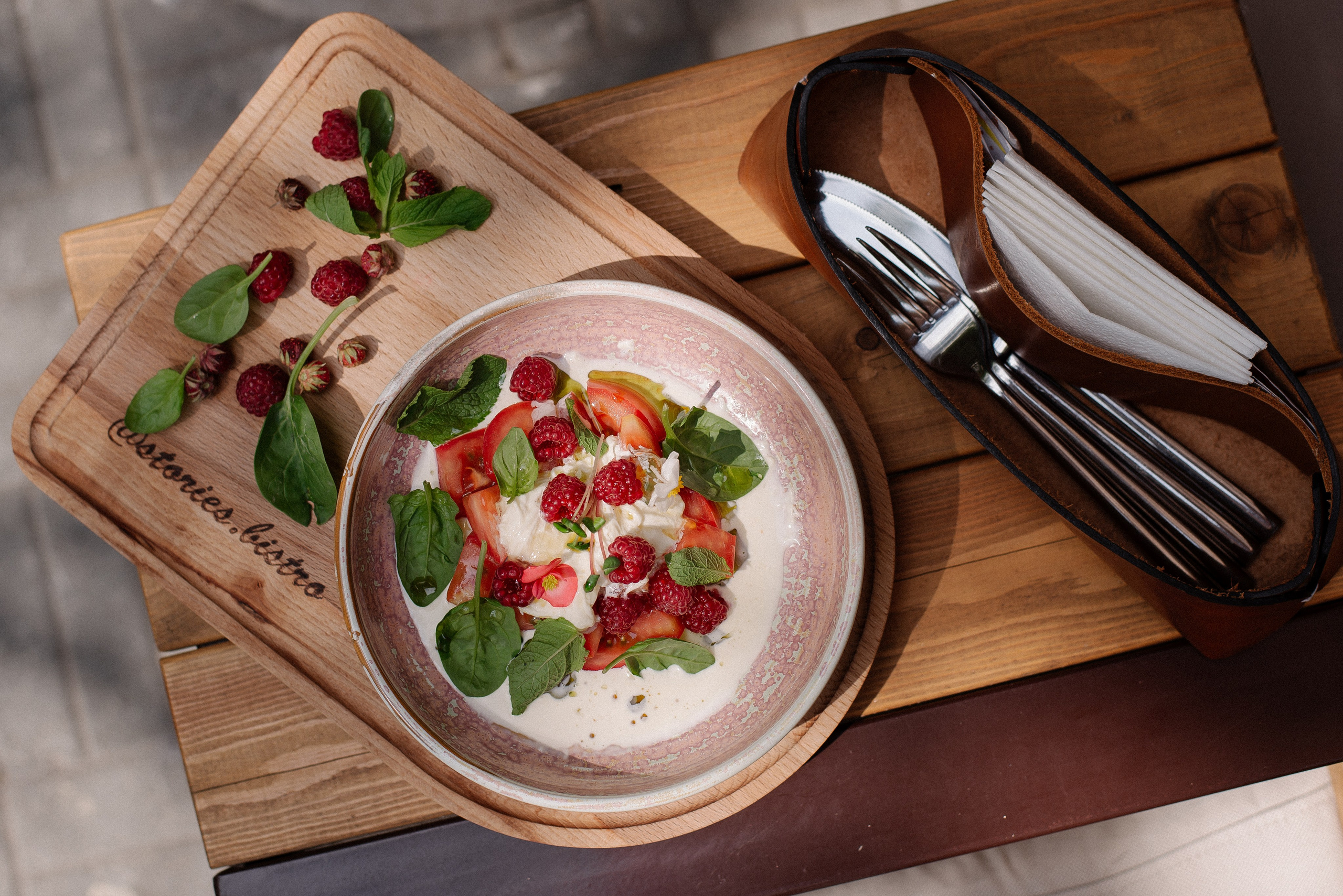 Сезонное меню для Stories Bistro. Портретный фотограф Ксения Люндовская