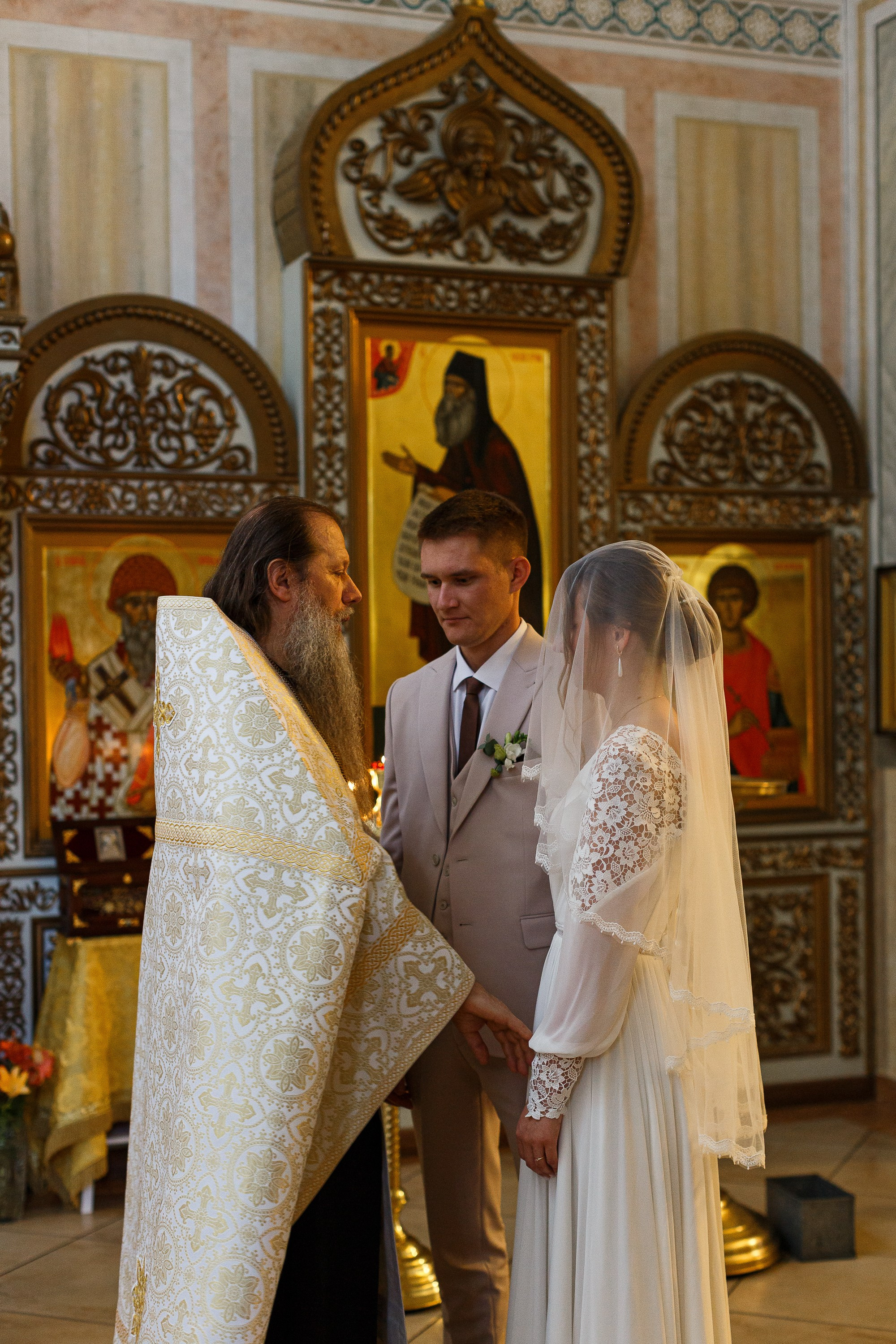 Венчание в храме Живоначальной Троицы на Шаболовке