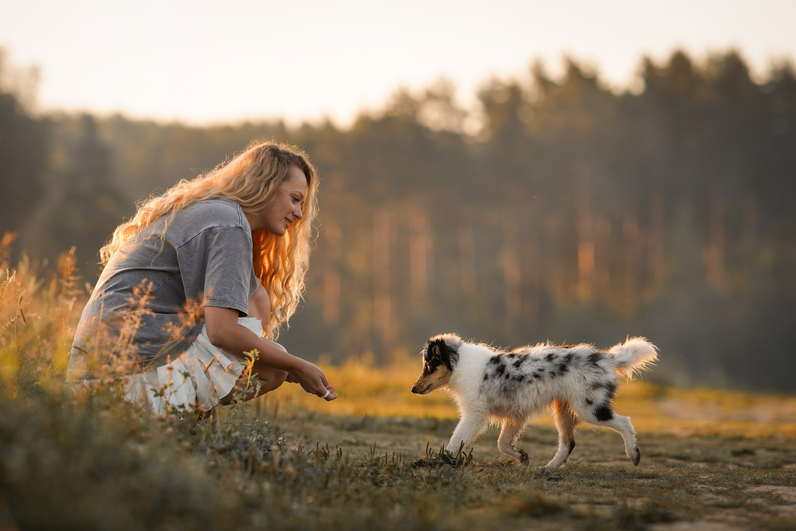Алина и Лето. Фотограф-анималист в Санкт-Петербурге Яна Мартынова