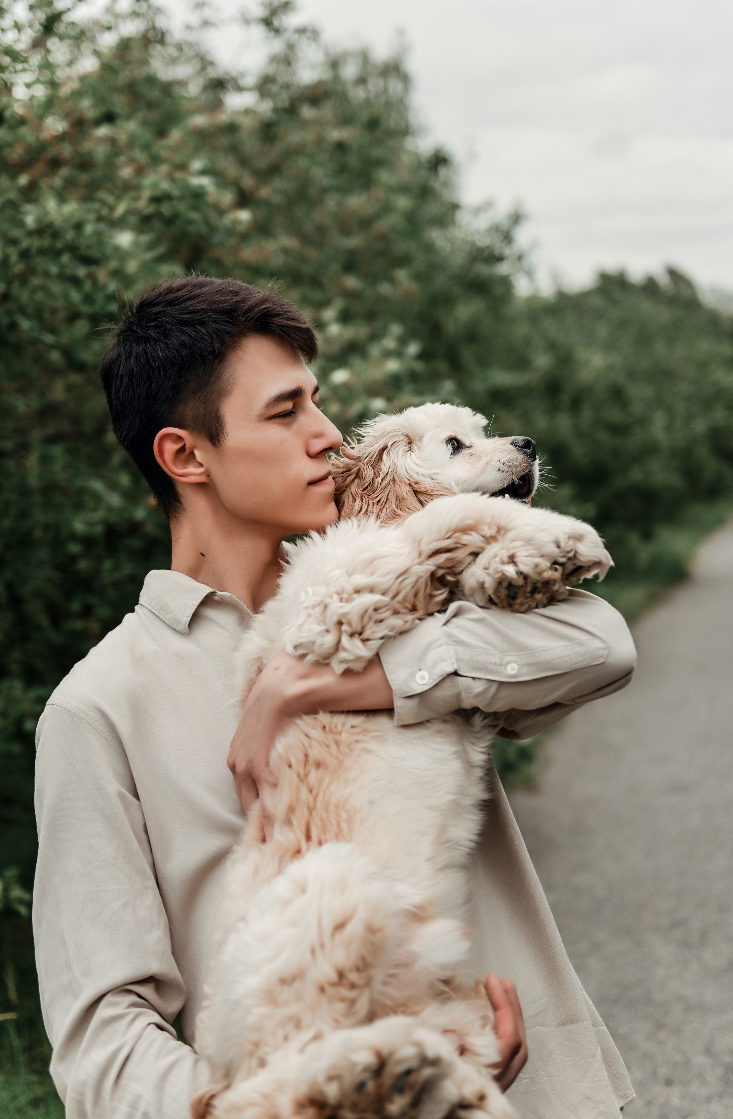 Love story прогулка вместе с песиком))). Свадебный, семейный, детский, контент фотограф в Омске Максим Ильин
