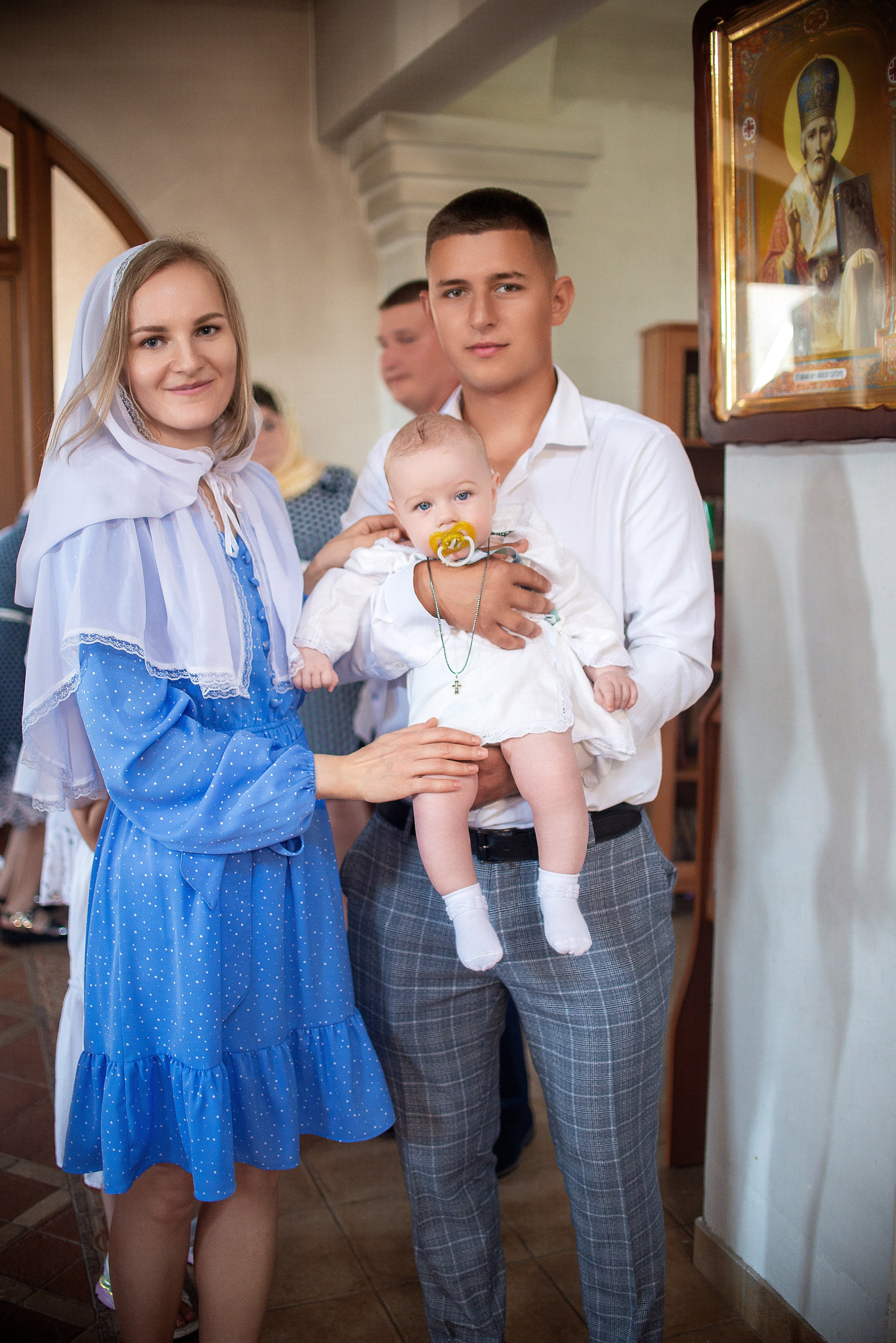 Крещение Егорки г. Столбцы. Семейный фотограф на выписку из роддома и крещение Минск Настя Гришук