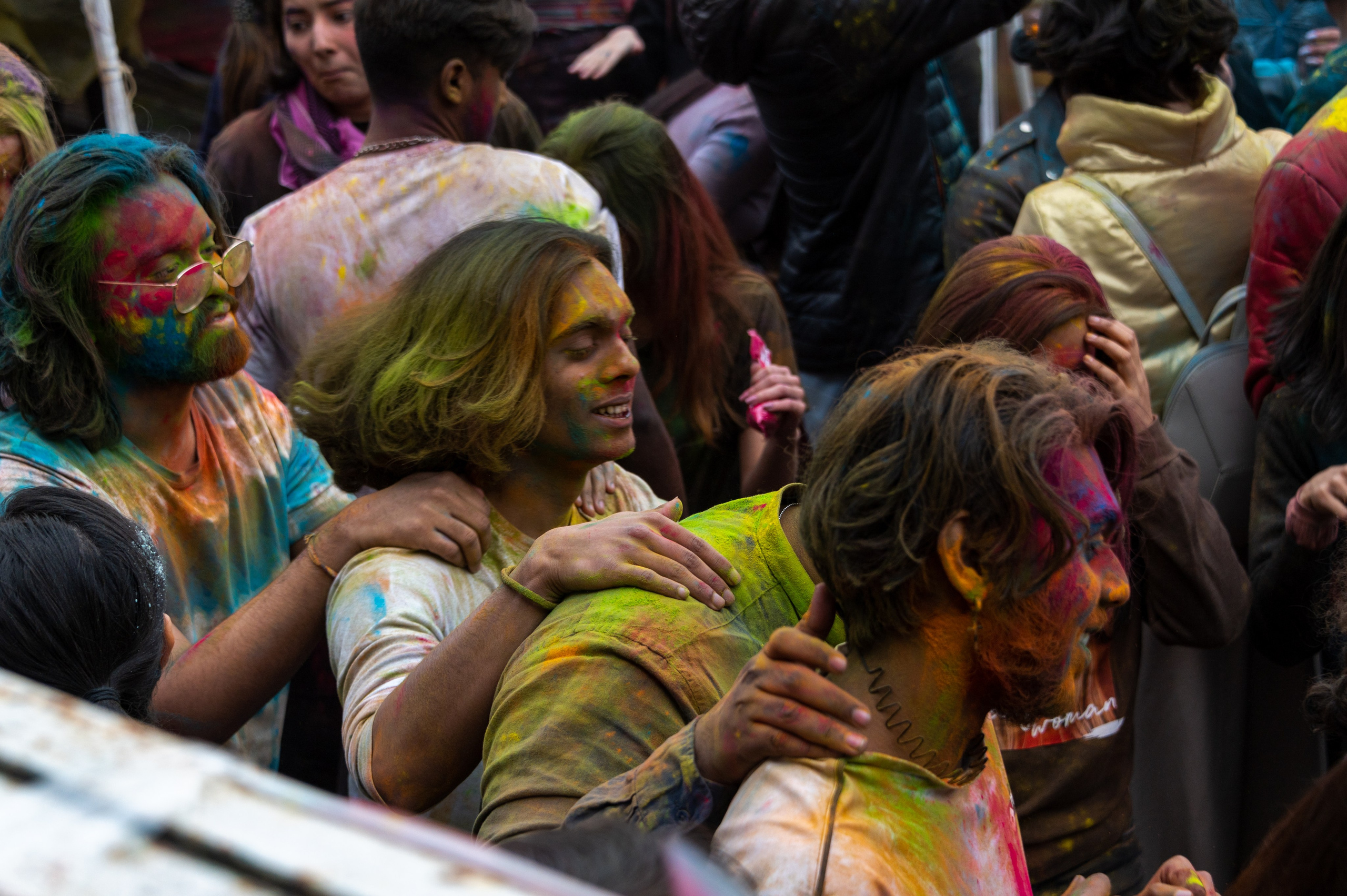 Праздник Холи в Москве. Фотограф Роман Адлер