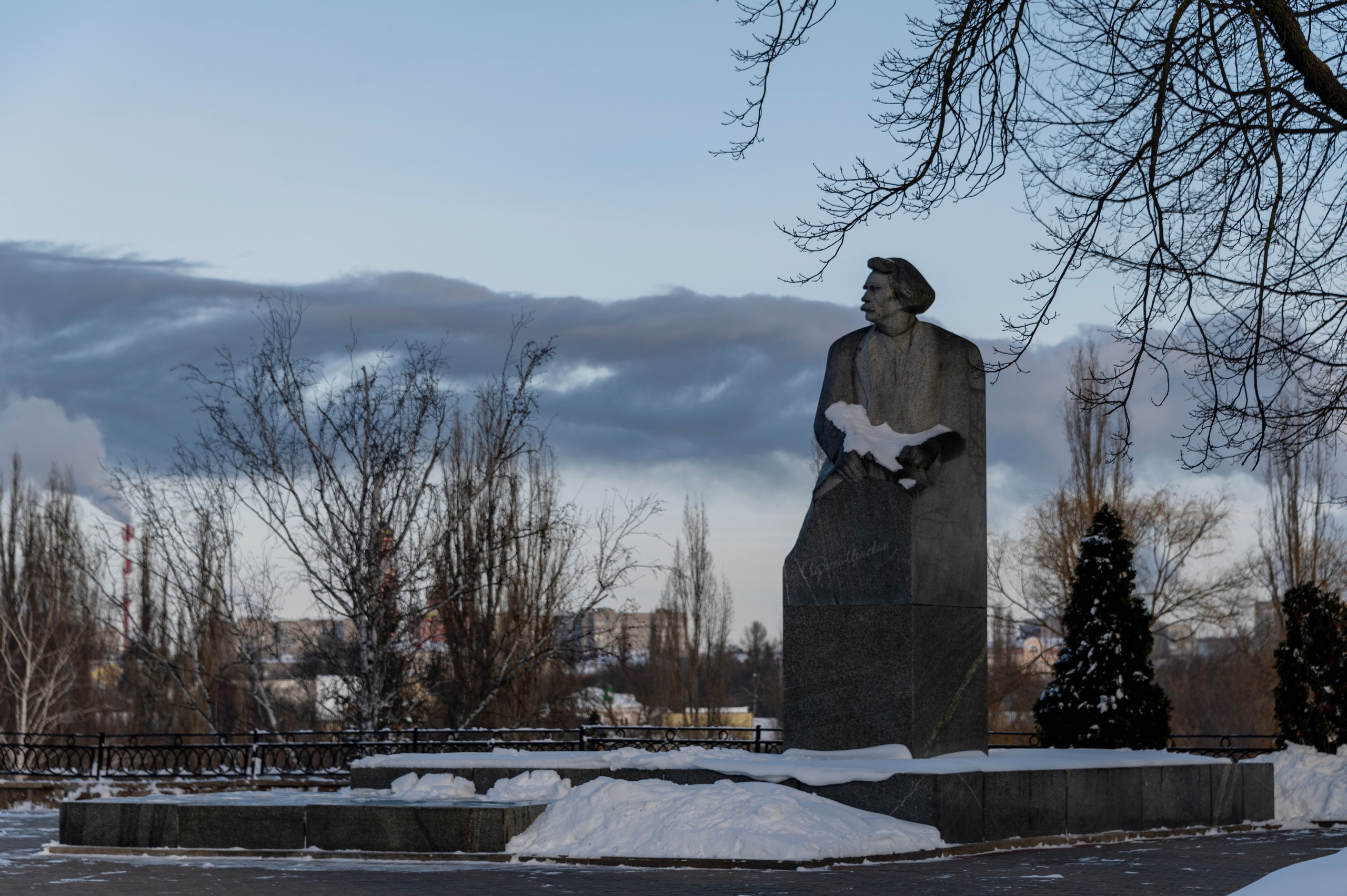 Январский Тамбов. 2024 год. Фотограф Роман Адлер