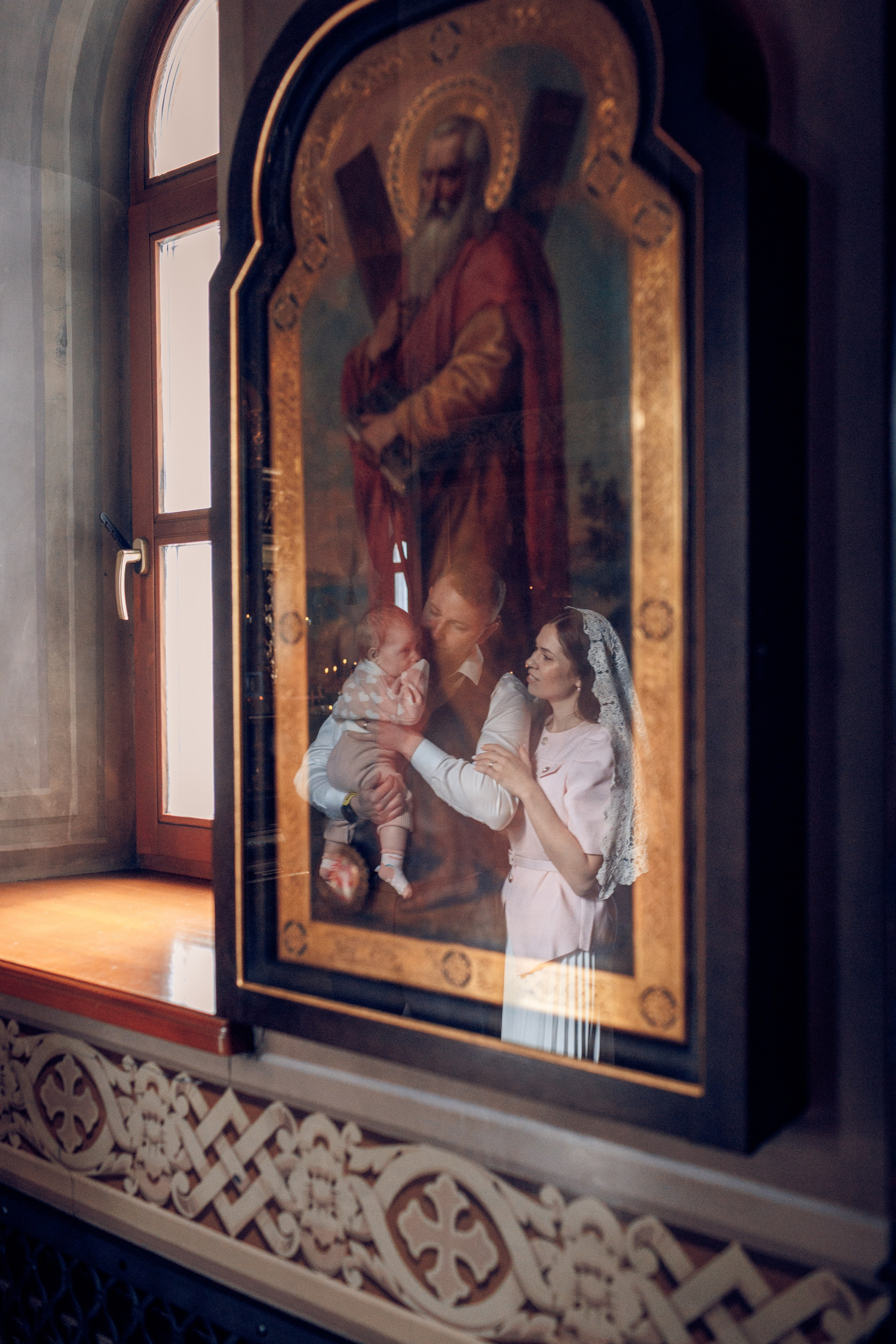 Крещение в Храме Святого Уара Мученика в Вешках. Профессиональный фотограф в Москве и Мо Мария Шантарёва