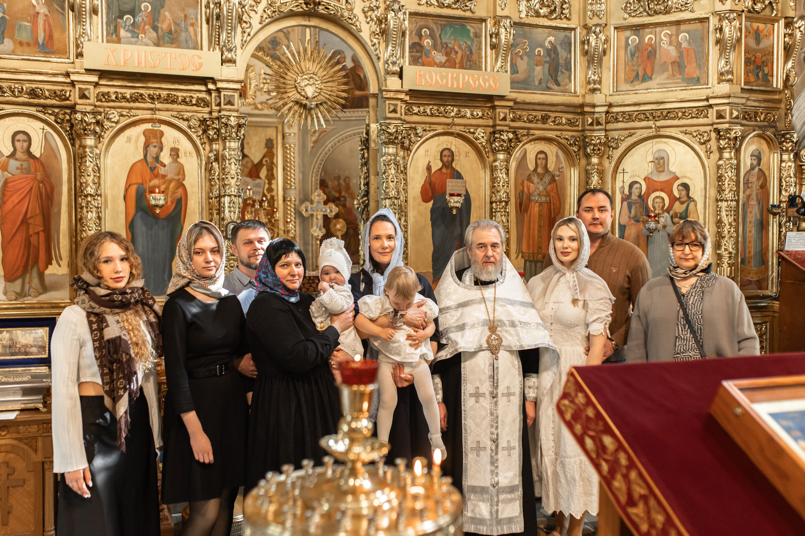 Крещение в Храме Веры, Надежды, Любови и матери их Софии. Профессиональный фотограф в Москве и Мо Мария Шантарёва