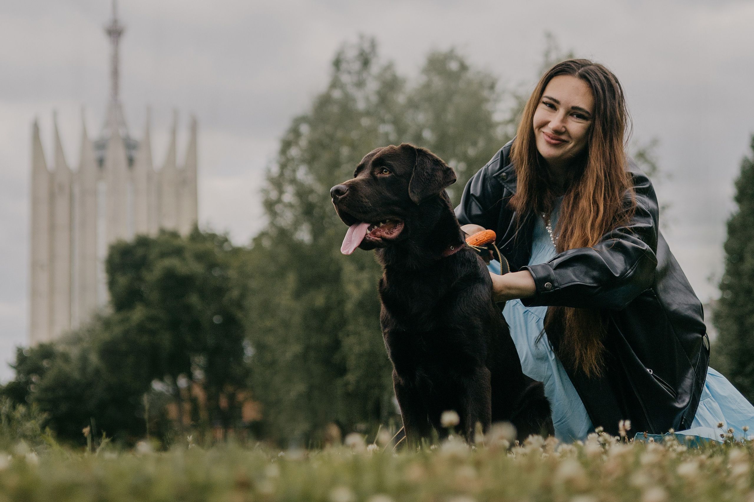 Оля и шоколадный Тимофей. Фотограф — анималист •love-story•|Санкт-Петербург