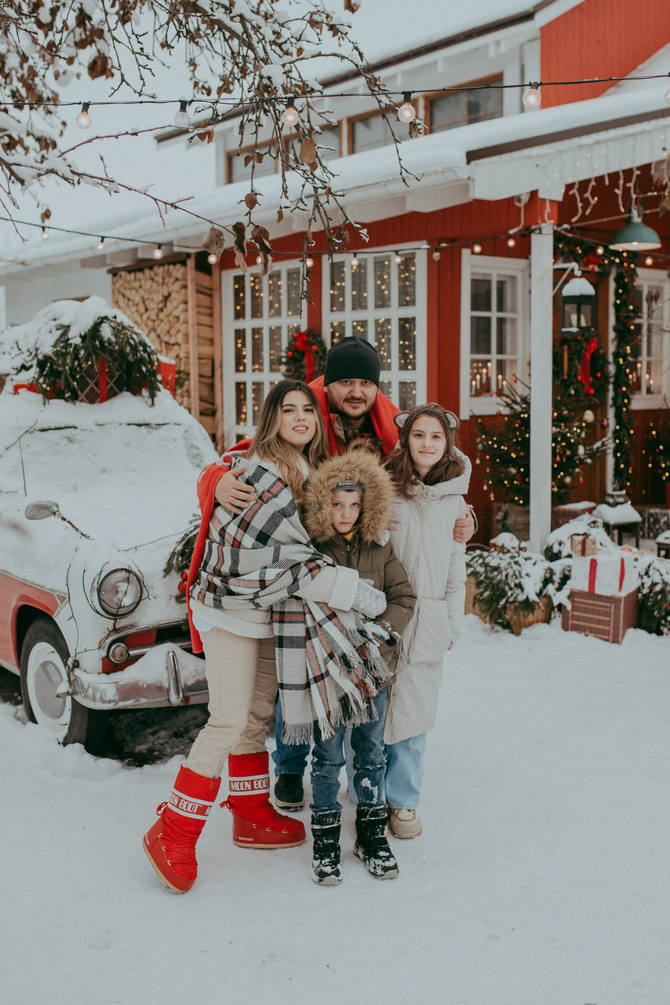 Дача Новый Год. Семейный фотограф Санкт-Петербург Елена Корытцева