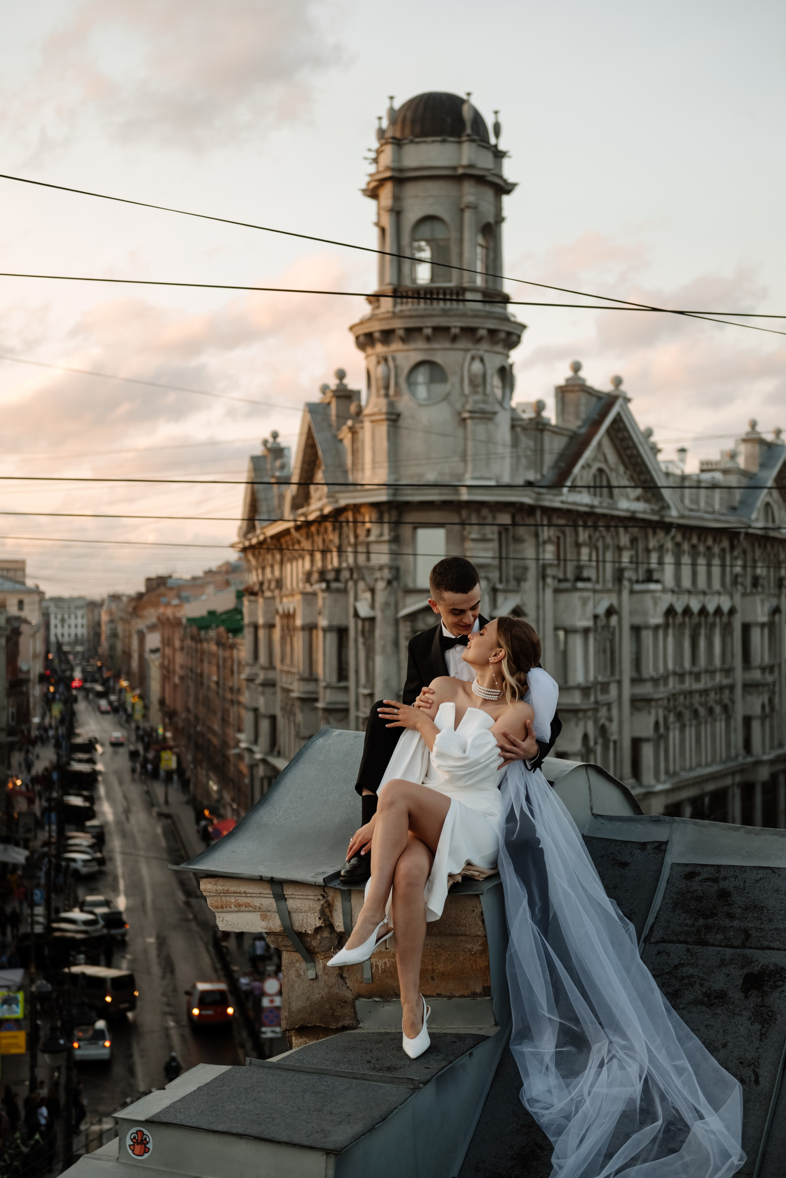 Любовь на крыше. Свадебный и сеейный фотограф в Санкт-Петербурге Елена Худякова