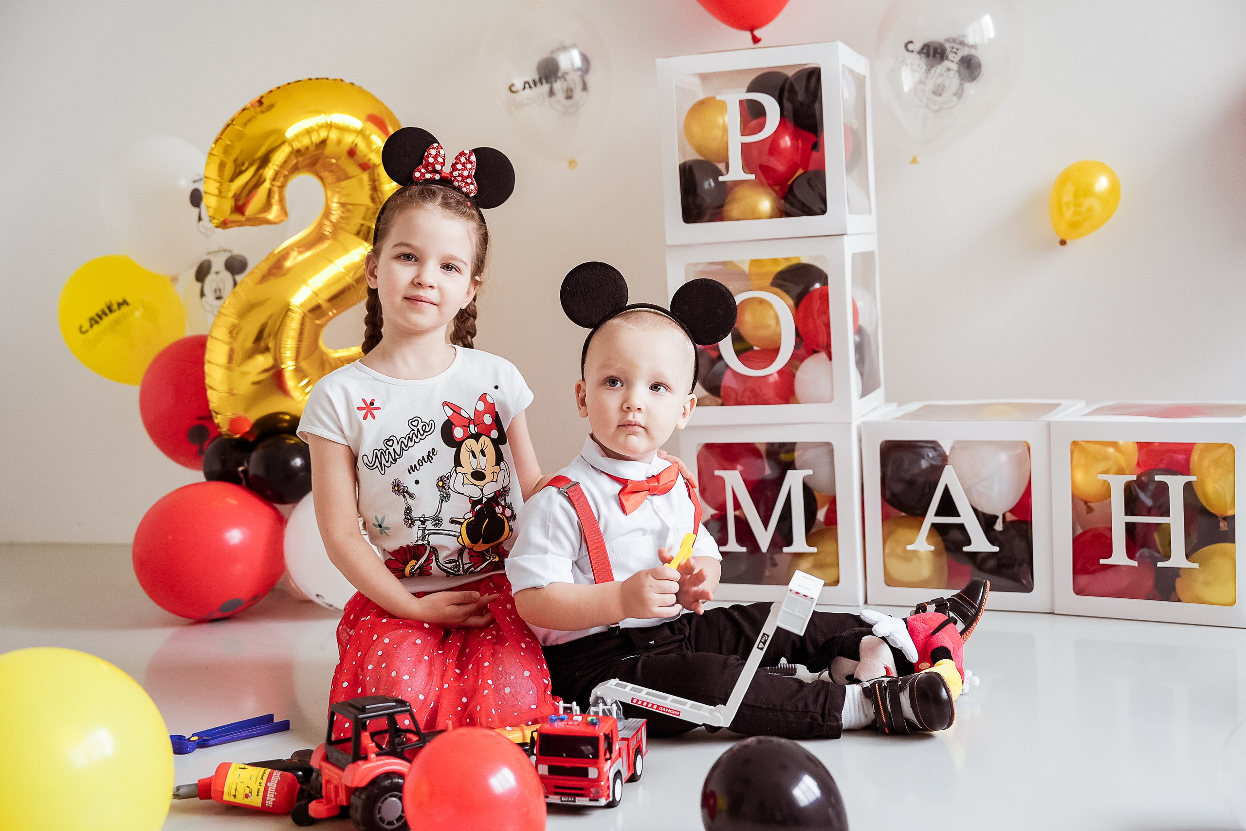 Фотосессия Ромика в стиле Микки Мауса. Фотограф Светлана Боровикова в Домодедове