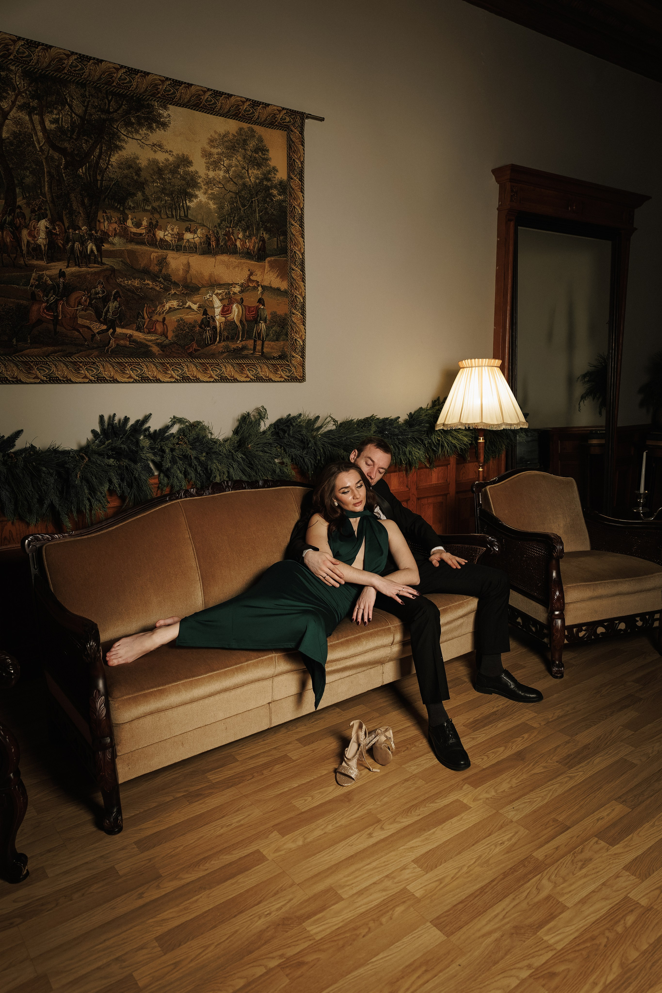 Новогодняя Love Story. Свадебный и портретный фотограф в Санкт-Петербурге Анна Демьянова