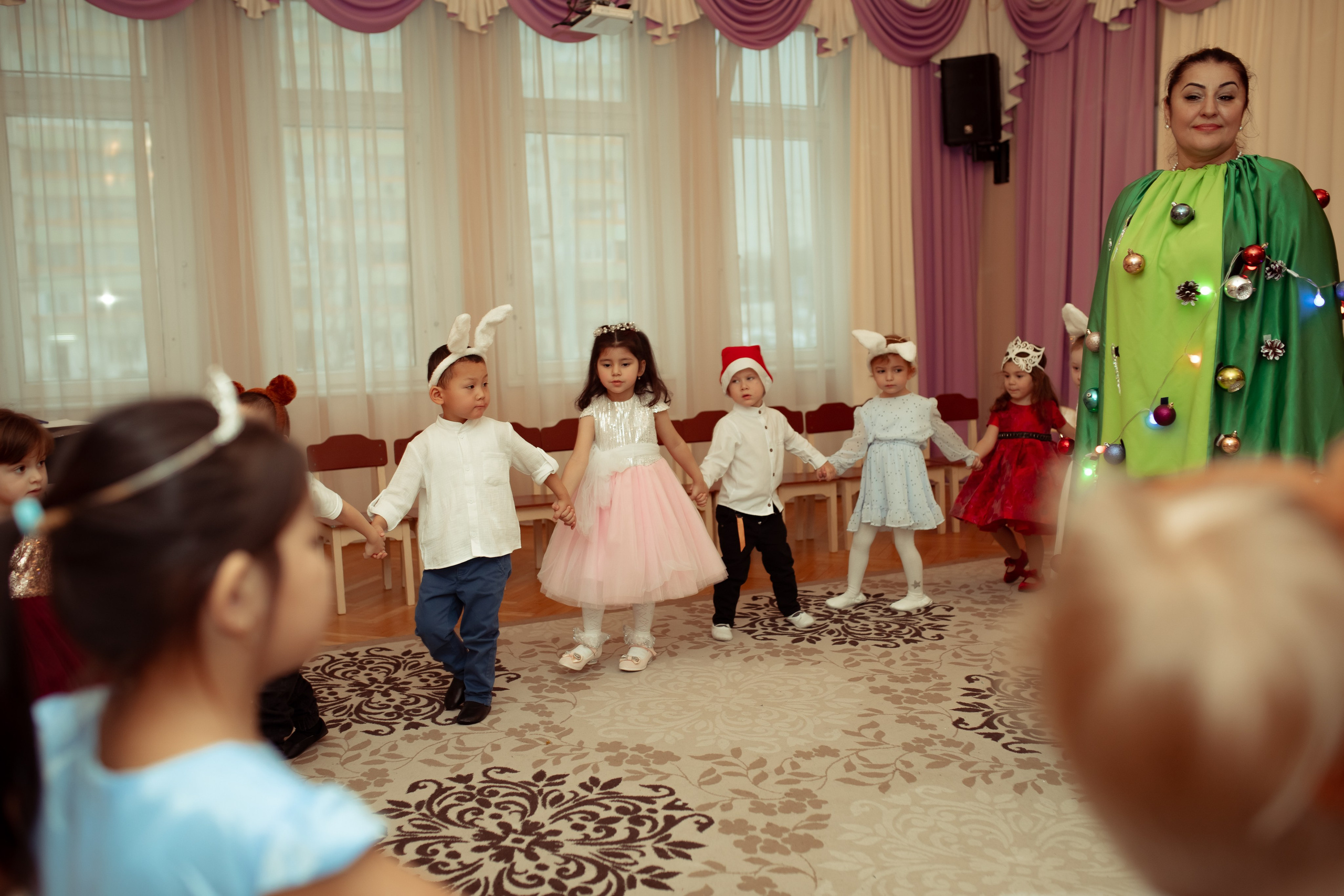 Новогодний утренник в детском саду. Семейный и детский фотограф в Москве Дорогова Екатерина