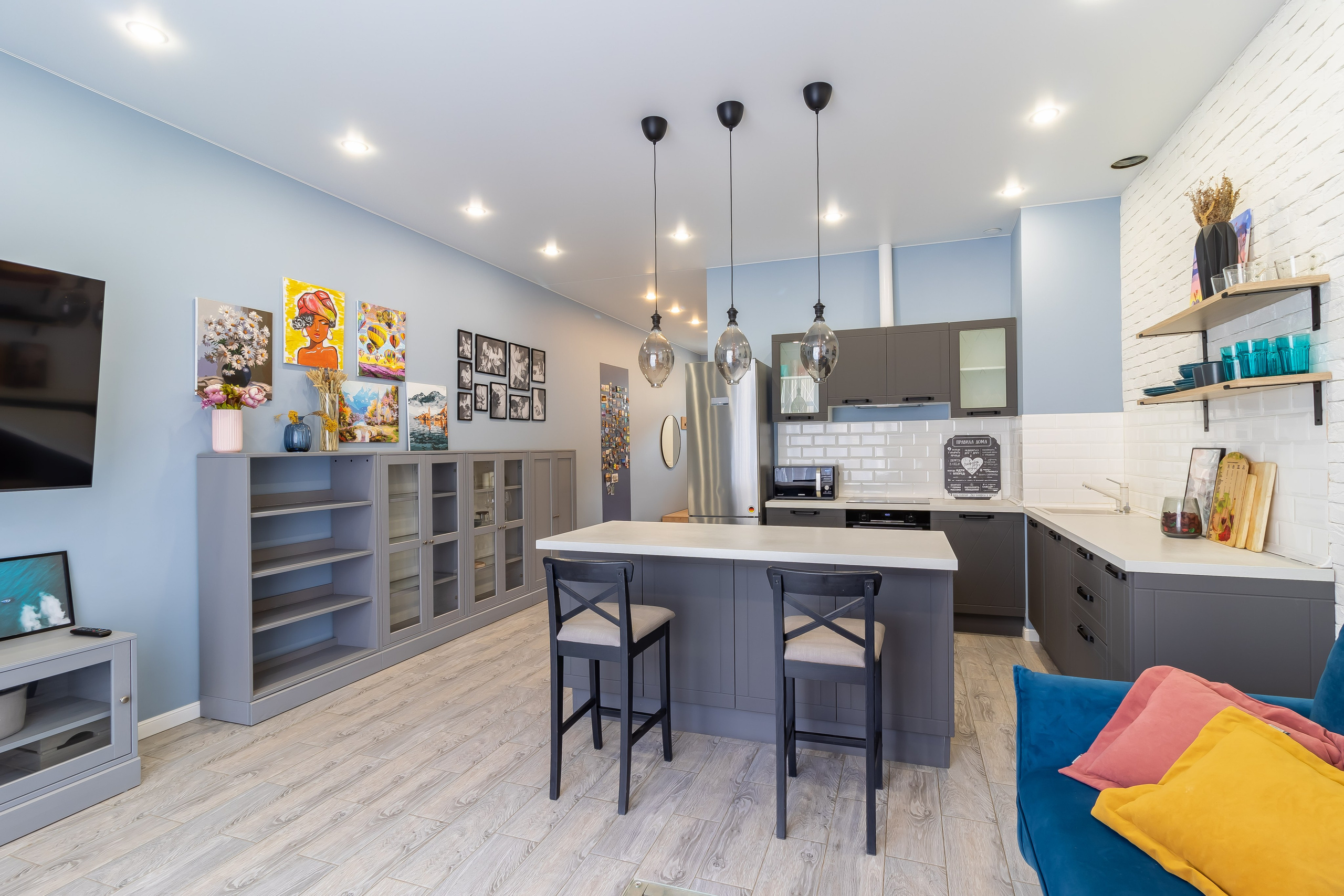 Пентхаус в ЖК «Академия парк». Интерьерный фотограф в Москве Сергей Чекмезов