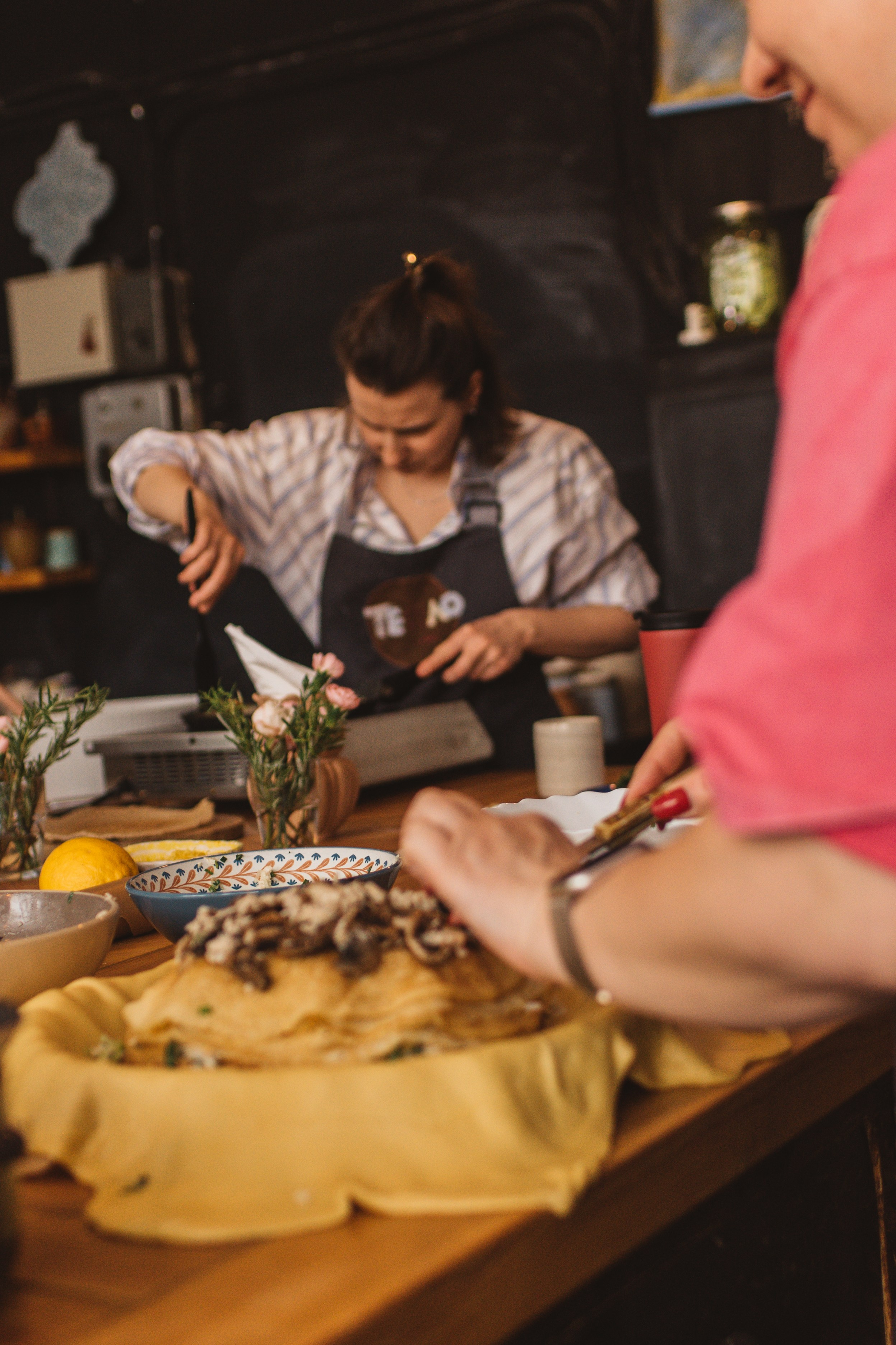 Простраство Тепло. Блинный день. Сайт портфолио
