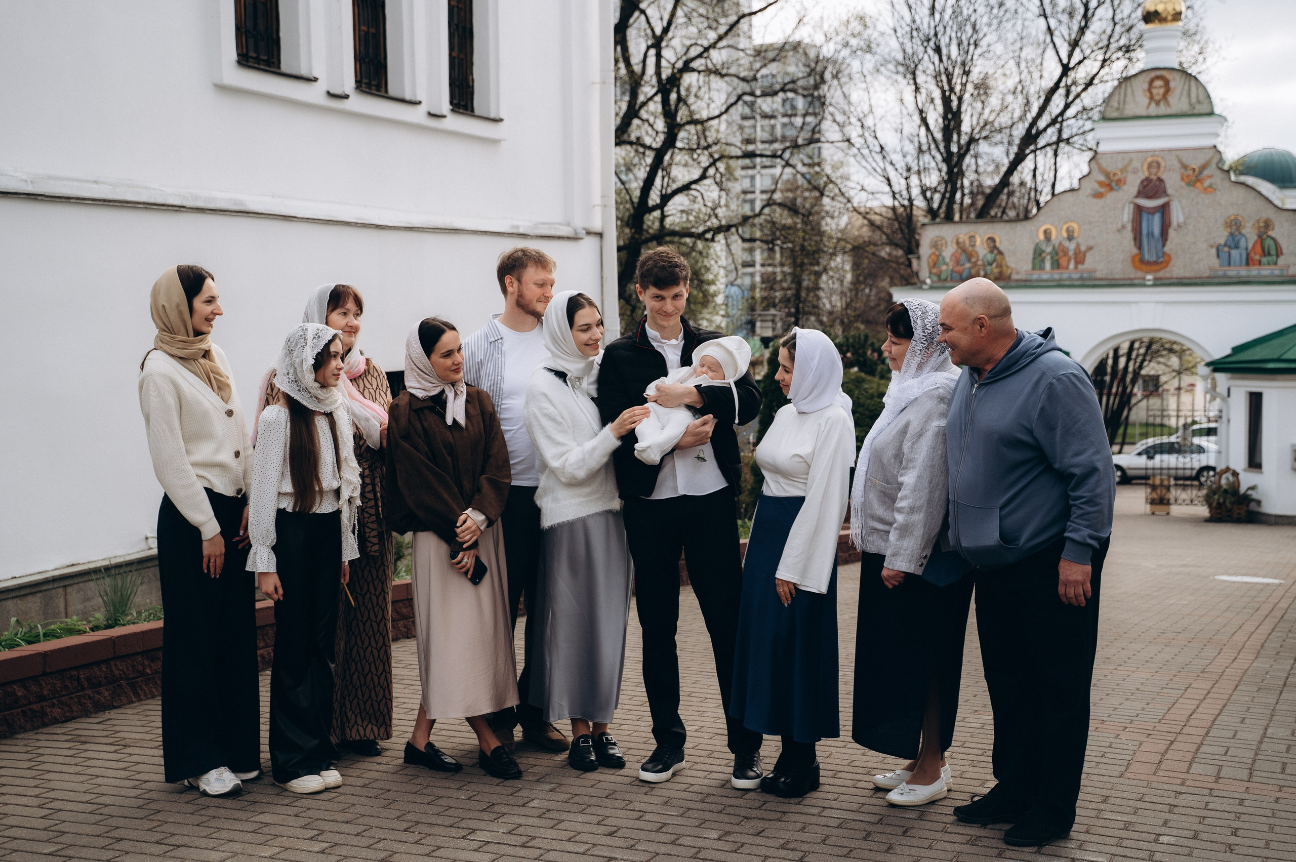 Крещение Артура (Храм Марии Магдалины). Семейный фотограф в Минске Дарья Дреко