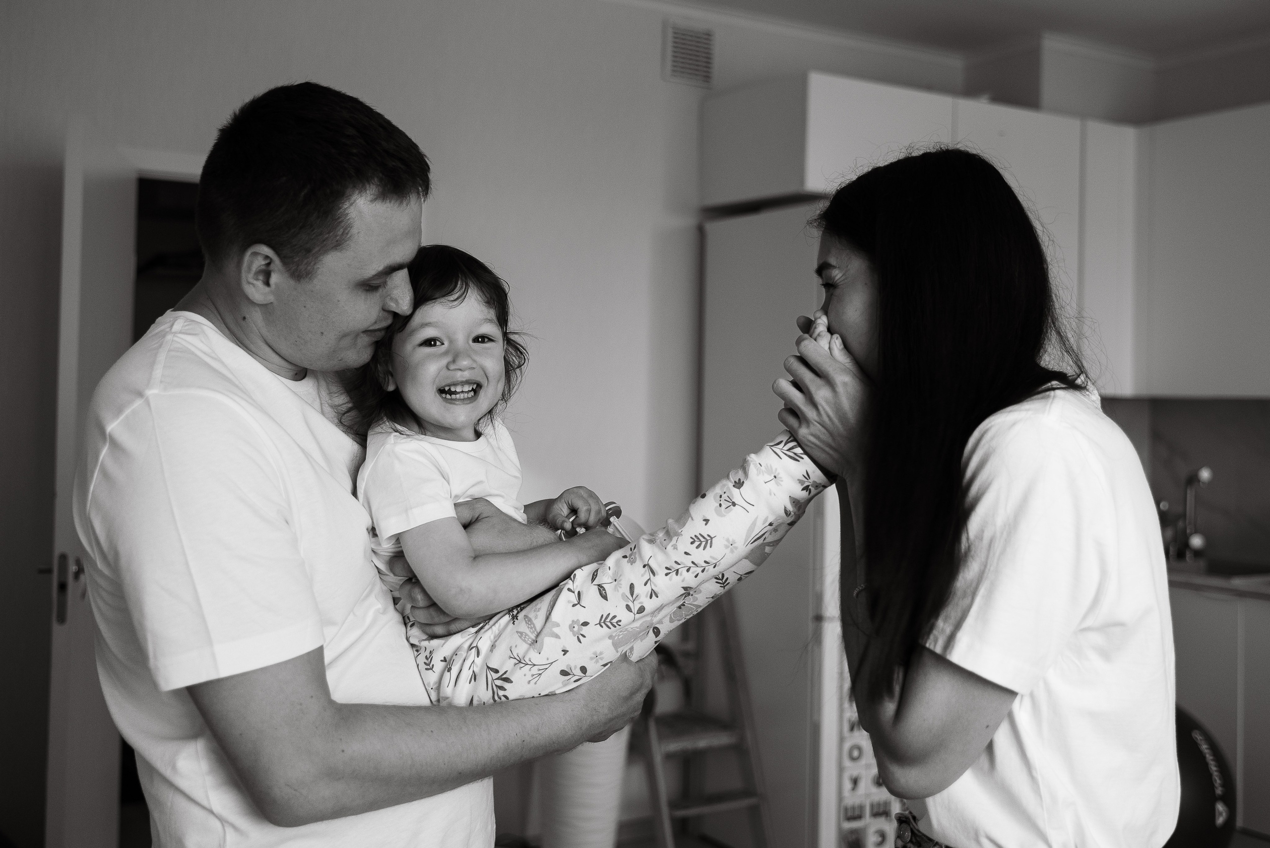 Гузель с семьей. Фотограф Ксения Огородова портфолио