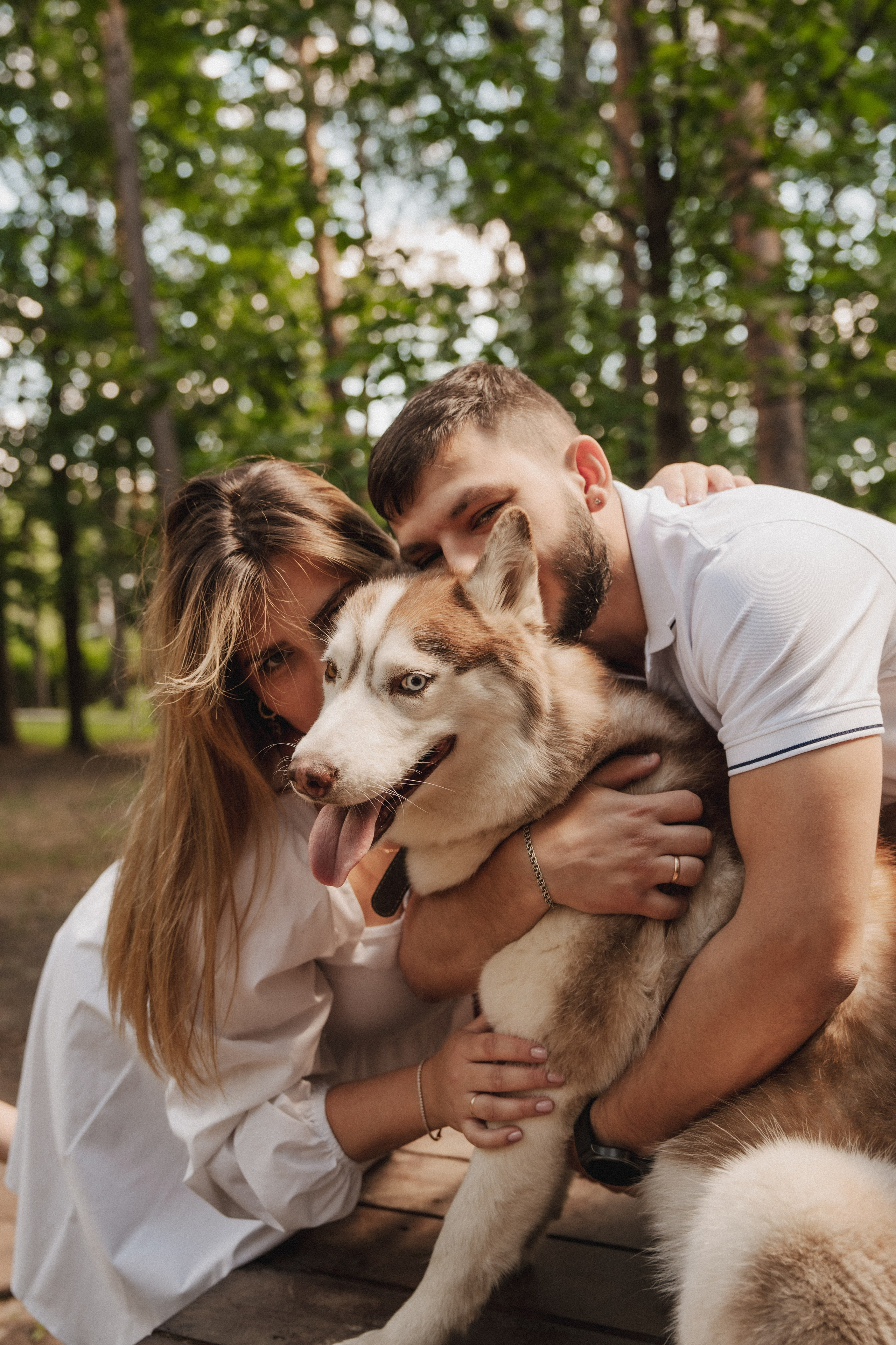Дарья ♡ Максим ✧ Чоки — История любви, когда в семье есть хаски. Свадебный и портретный фотограф в Москве, Светлана Янковая