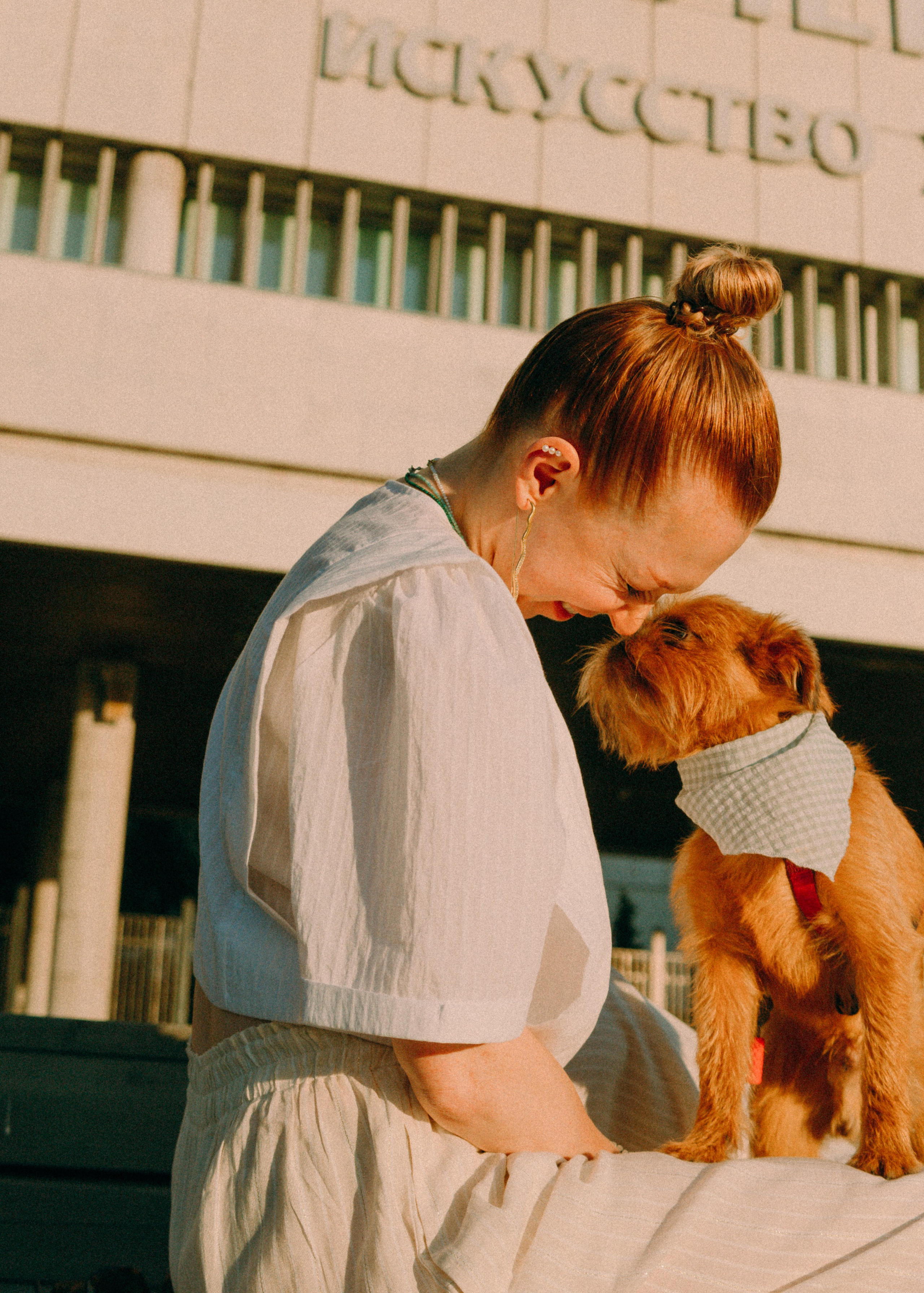 Лена и Альфи. Фотограф-анималист Ксения Воробьева, Москва