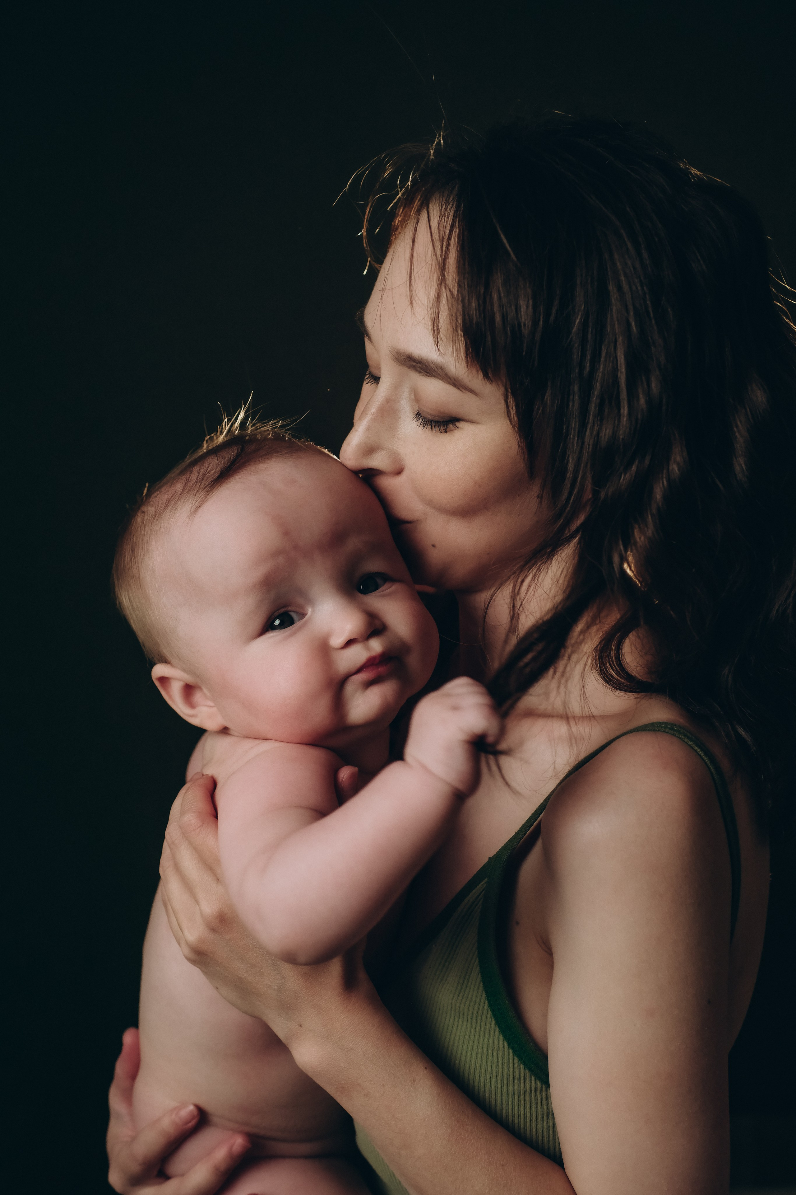 фотосессия с мамой и ребенком