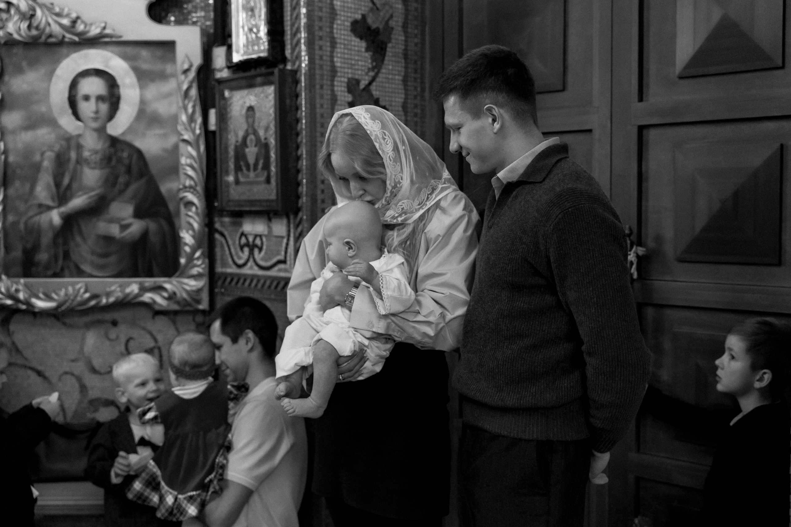 Крещение Ивана в часовне Серафима Саровского