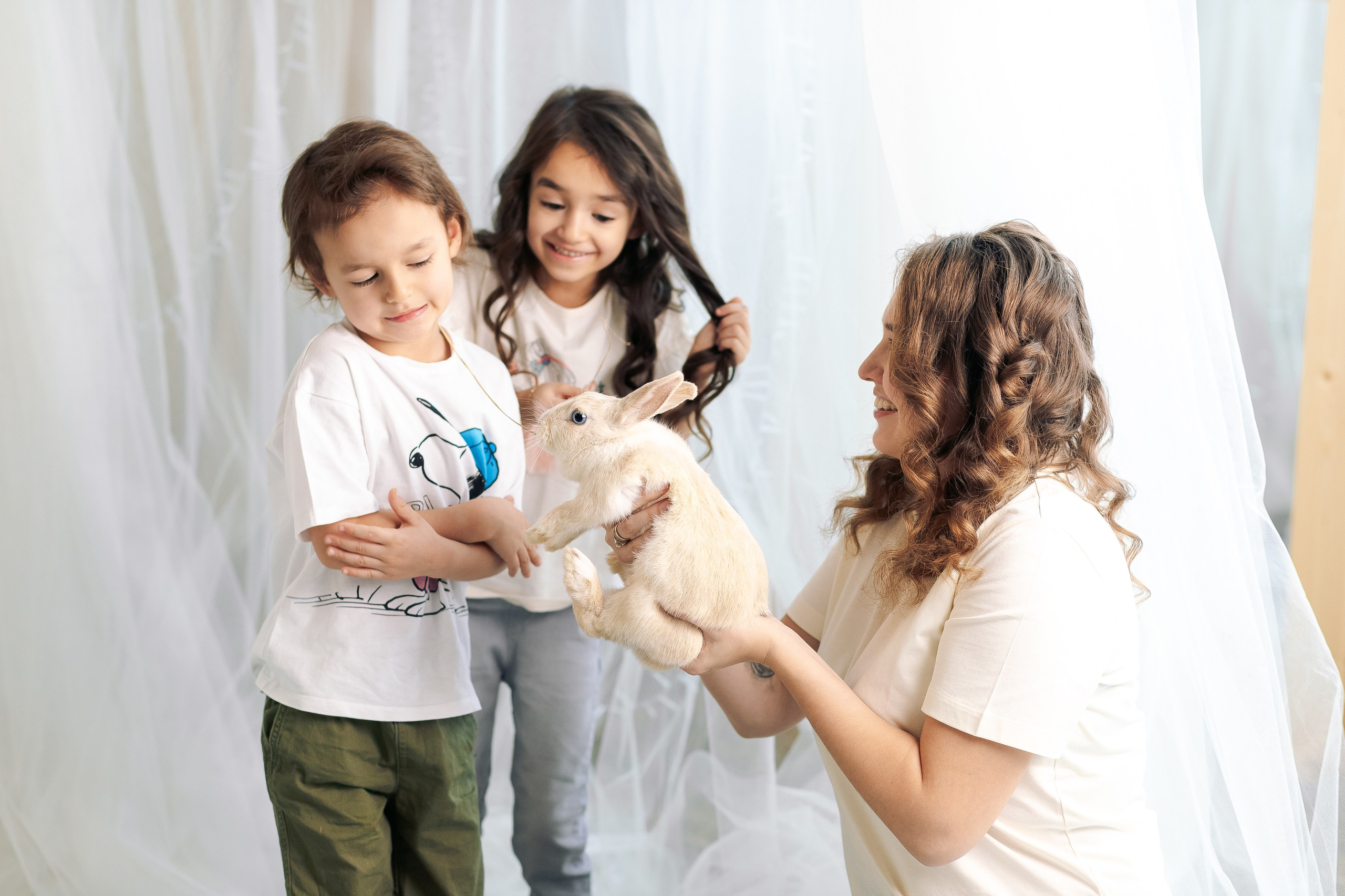 Семейная пасхальная фотосессия в студии Daily. Фотограф в Санкт-Петербурге, Анна Скворцова