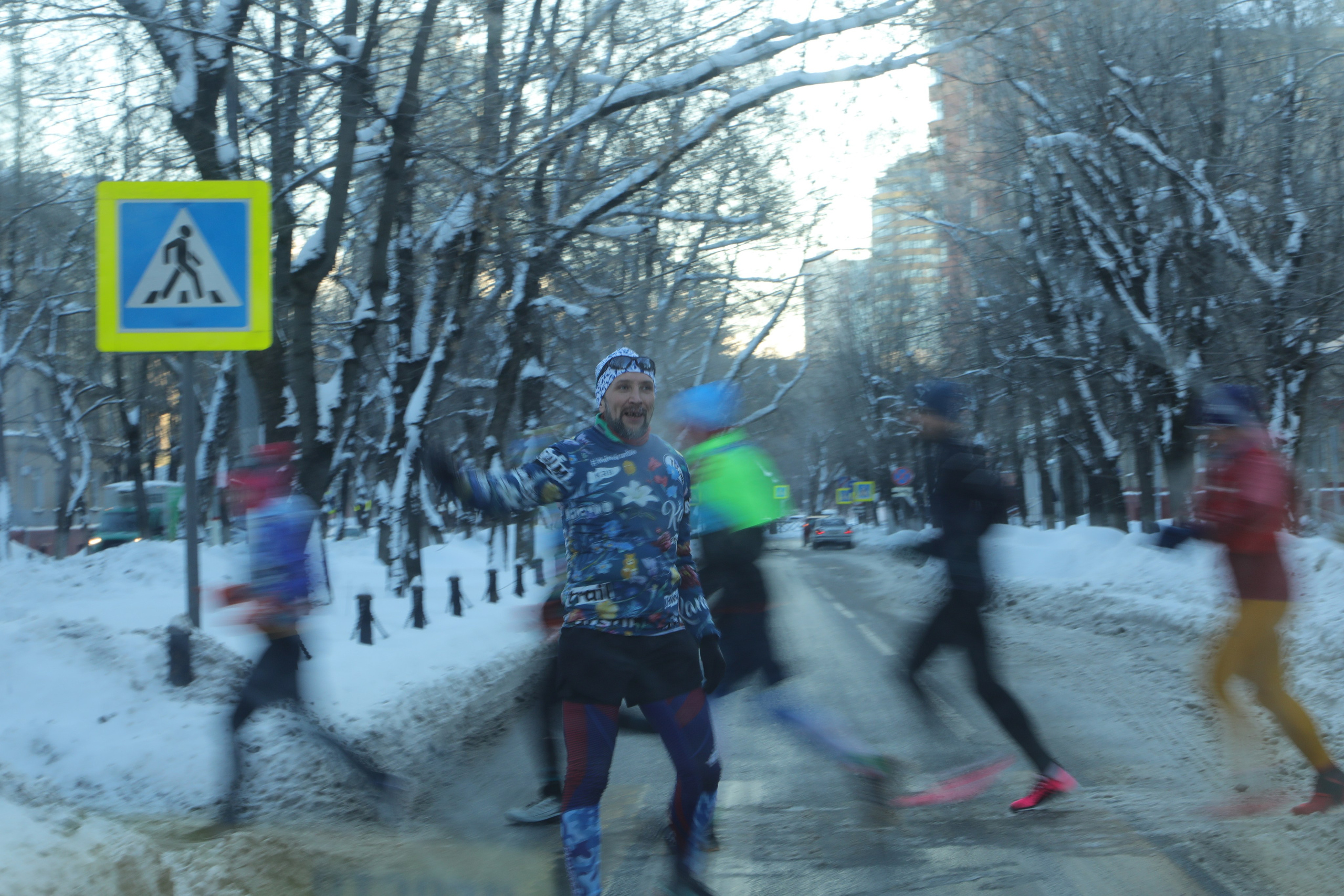 Марафон у дома, 7 этап, Химки, 21 января 2024 г. Фотограф Сергей Ловкий