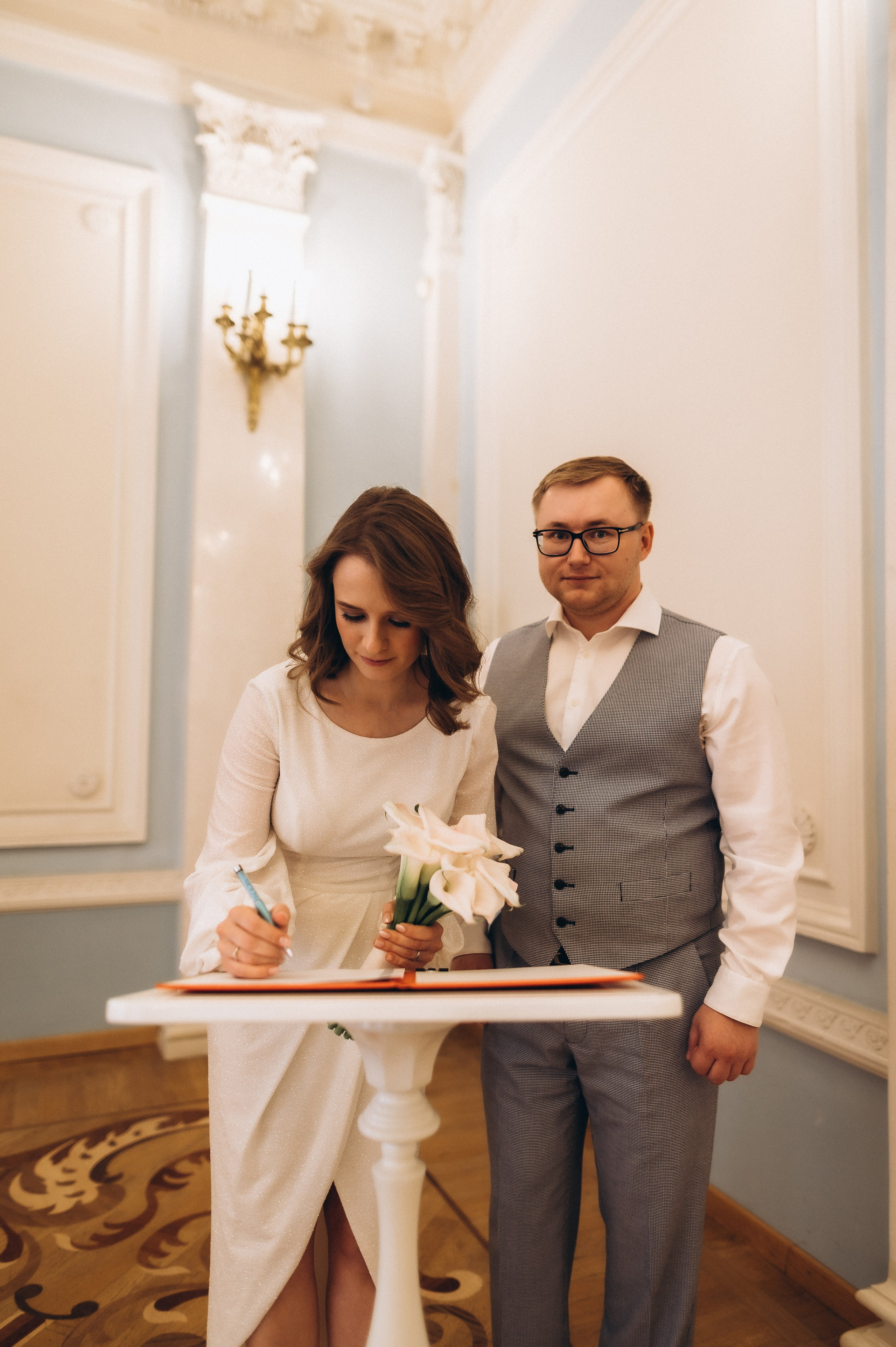 Загс+Оранжерея (камерная свадьба). Фотограф ПИТЕР СПБ Надежда Баранова